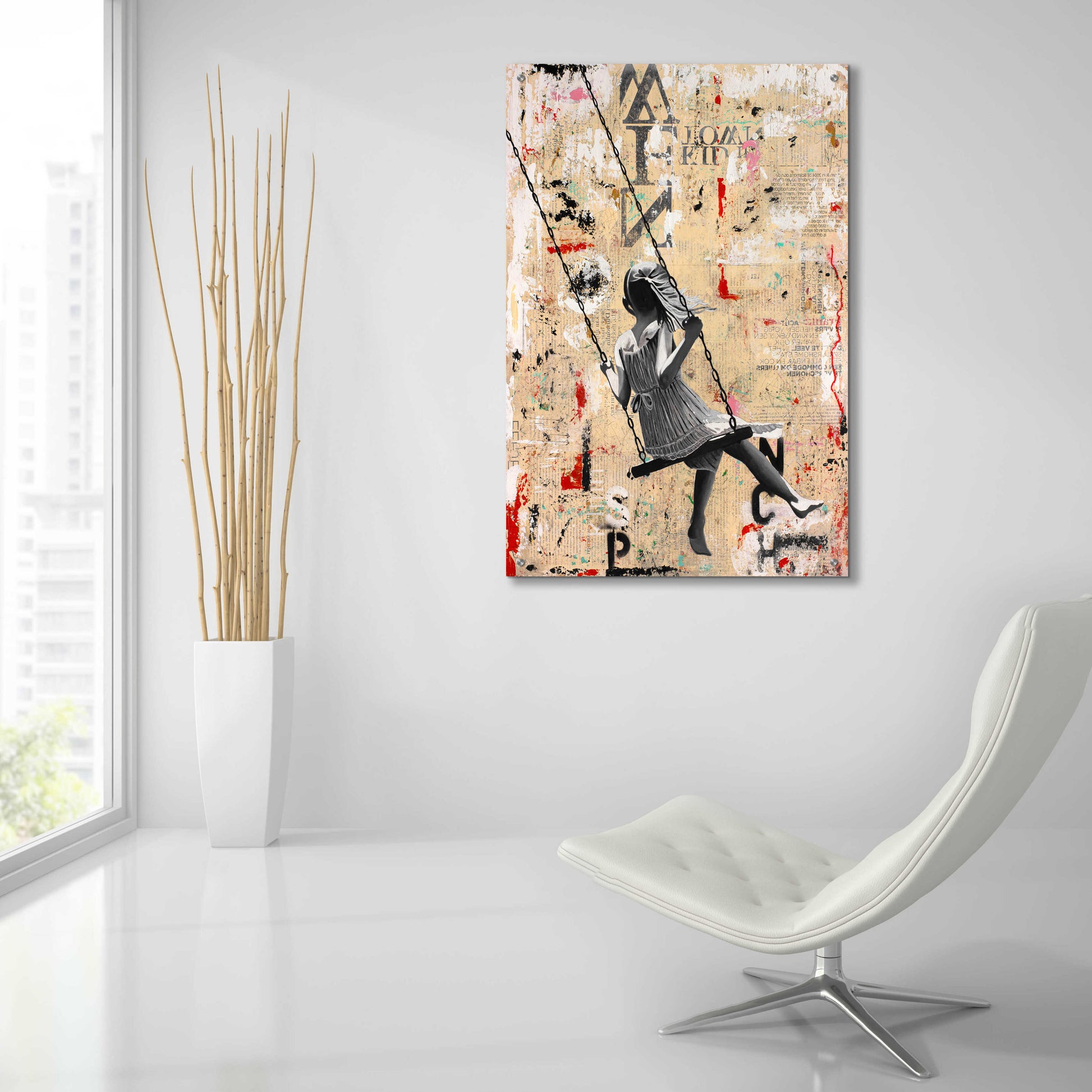 Epic Art 'SUMMER SWING' by DB Waterman,24x36