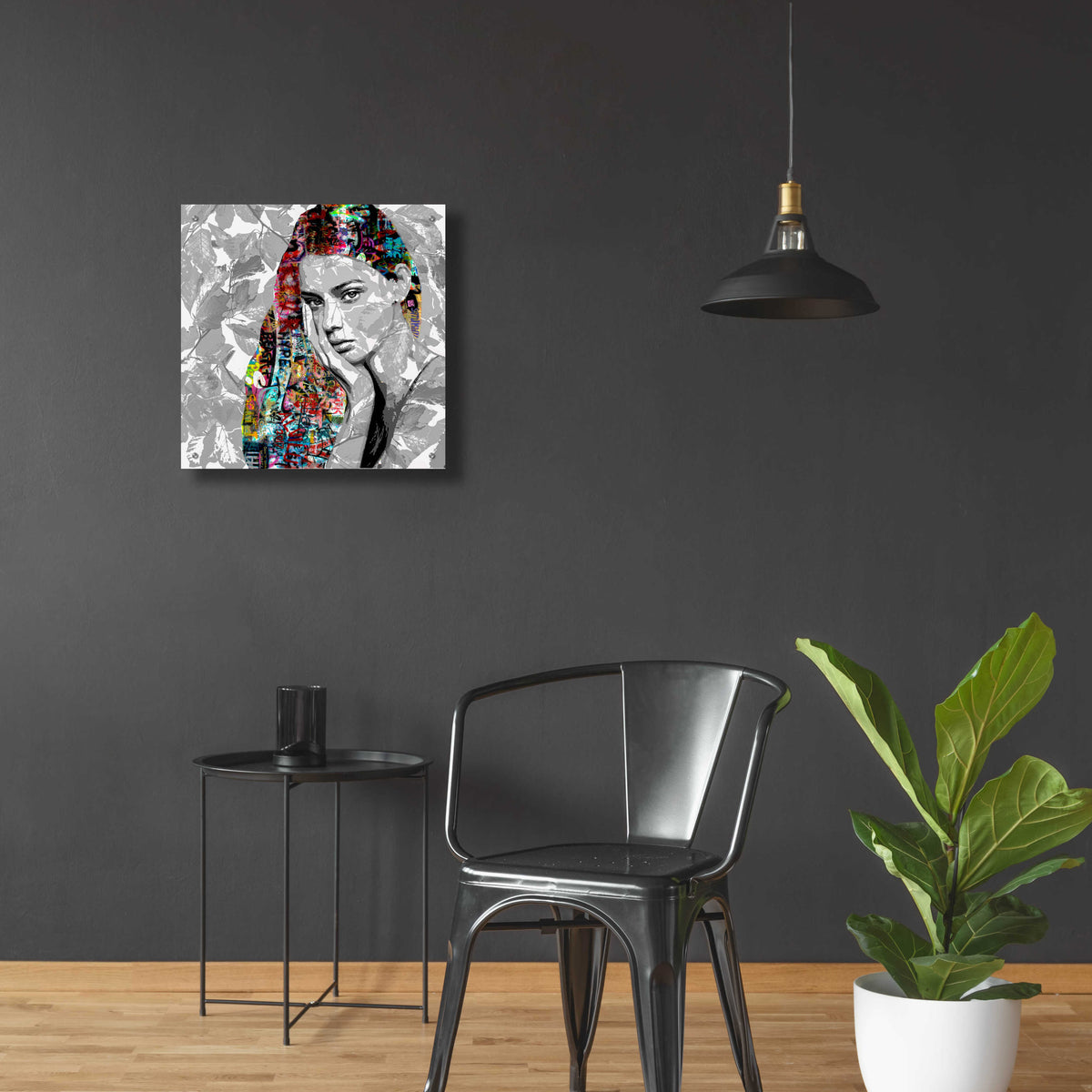Epic Art 'THE FORTUNATE GIRL' by DB Waterman,24x24