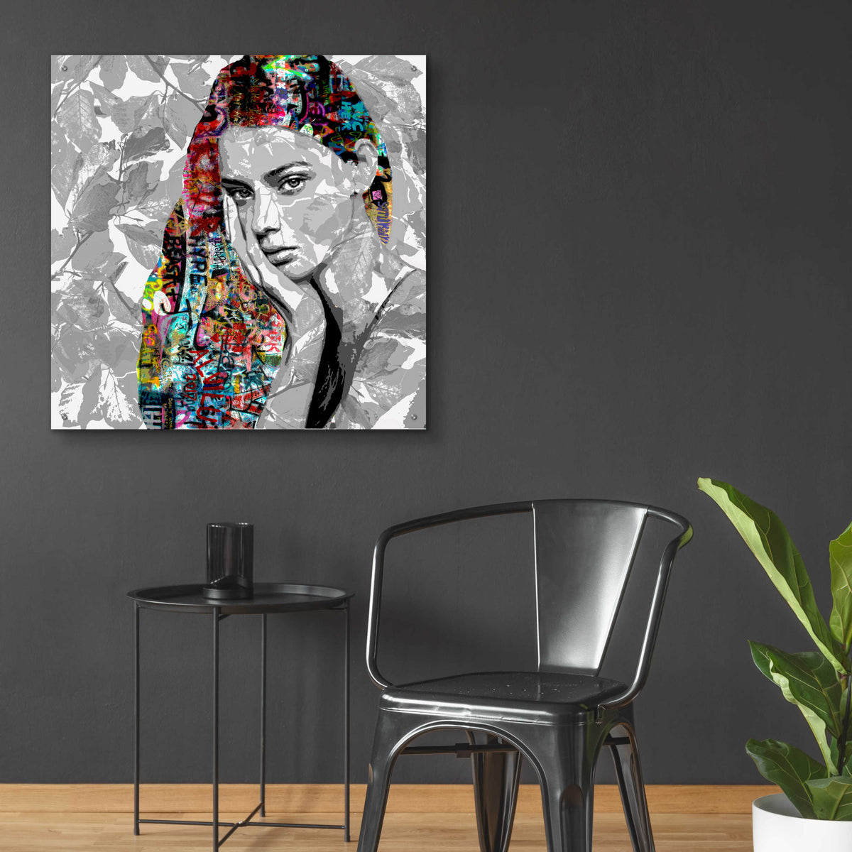 Epic Art 'THE FORTUNATE GIRL' by DB Waterman,36x36