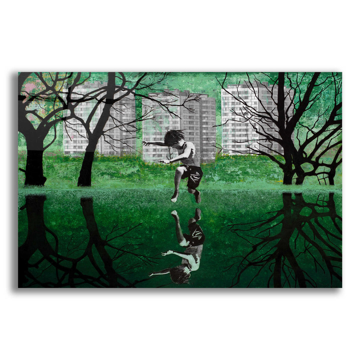 Epic Art 'THE GREEN POND' by DB Waterman