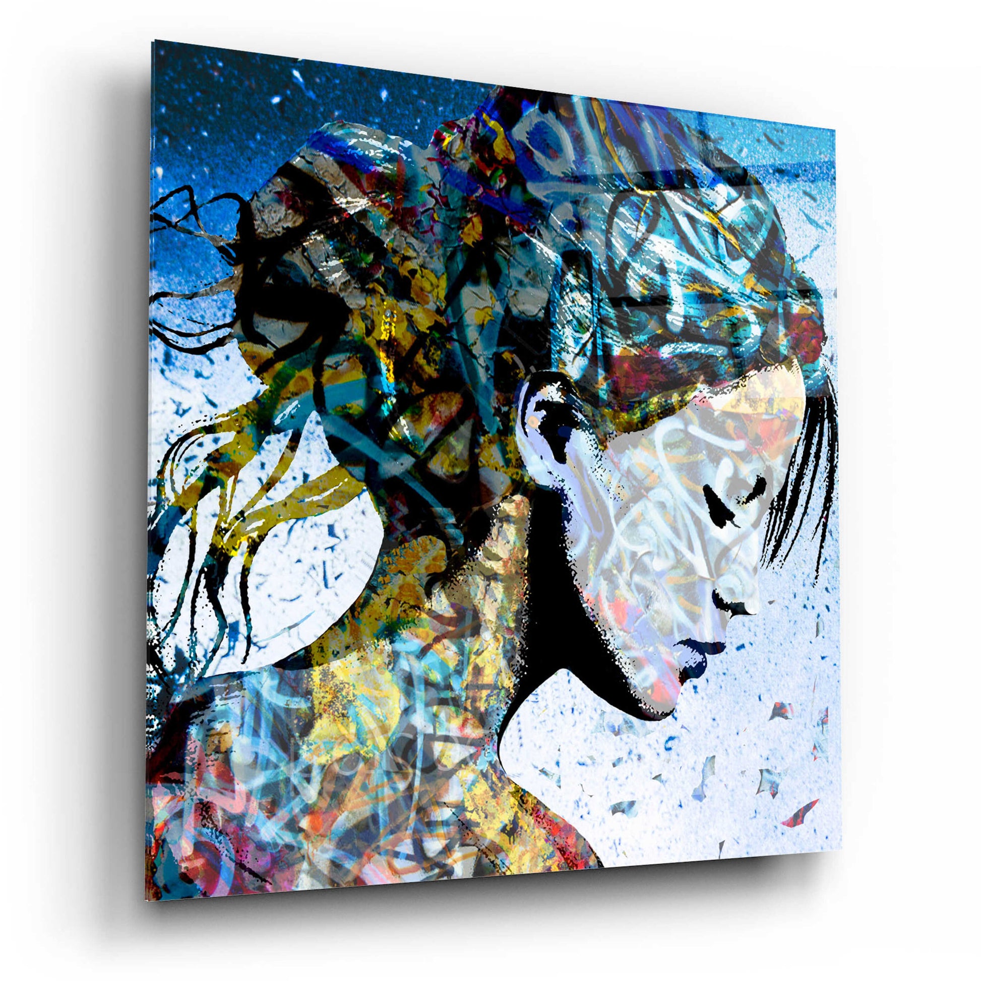 Epic Art 'THE MODEST GIRL' by DB Waterman,12x12