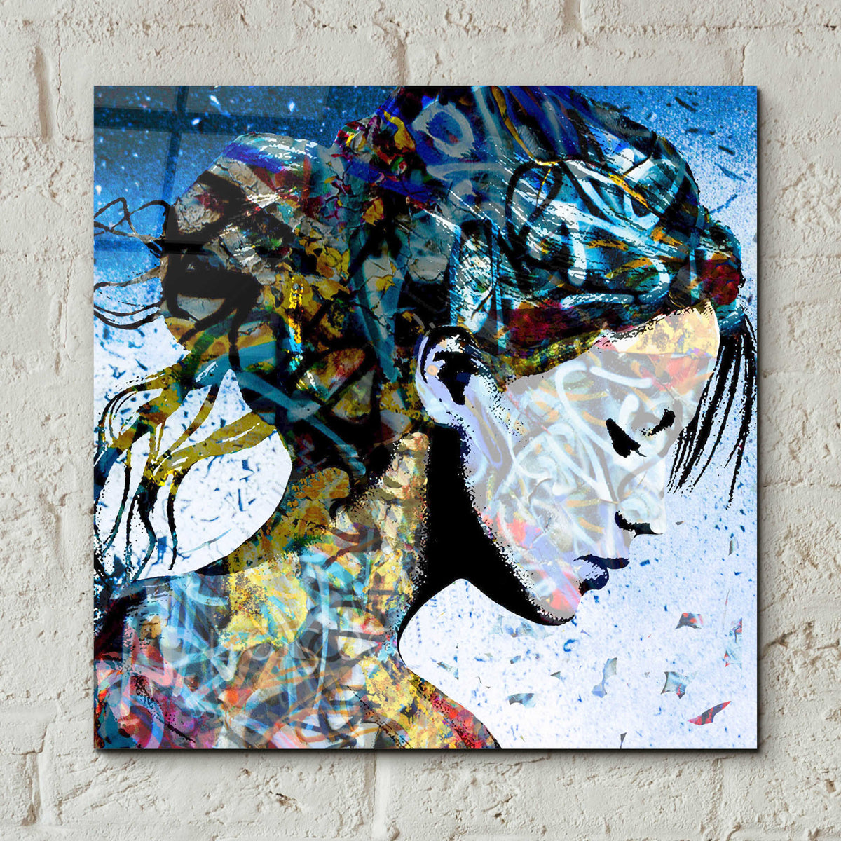 Epic Art 'THE MODEST GIRL' by DB Waterman,12x12