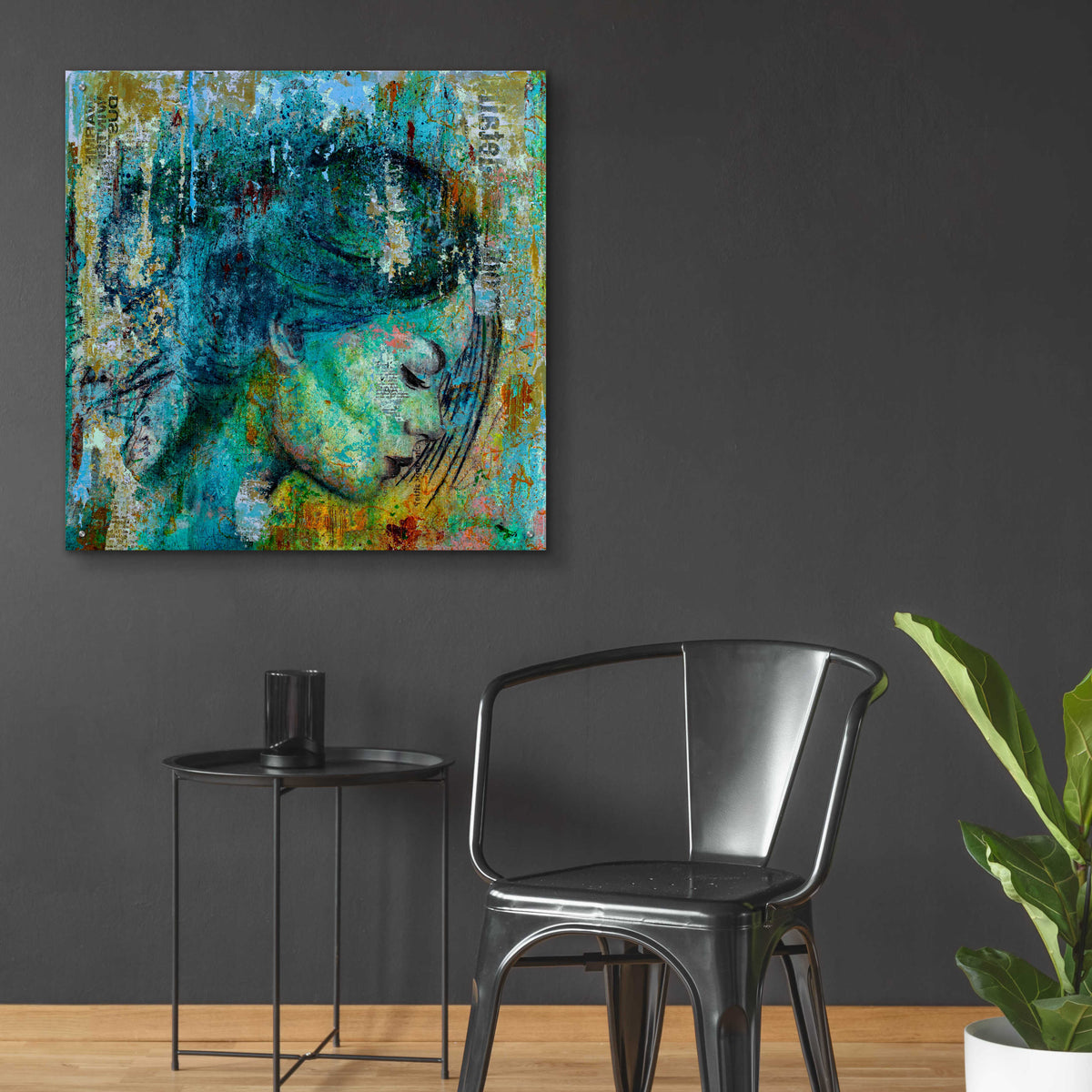 Epic Art 'THE THOUGHTS' by DB Waterman,36x36