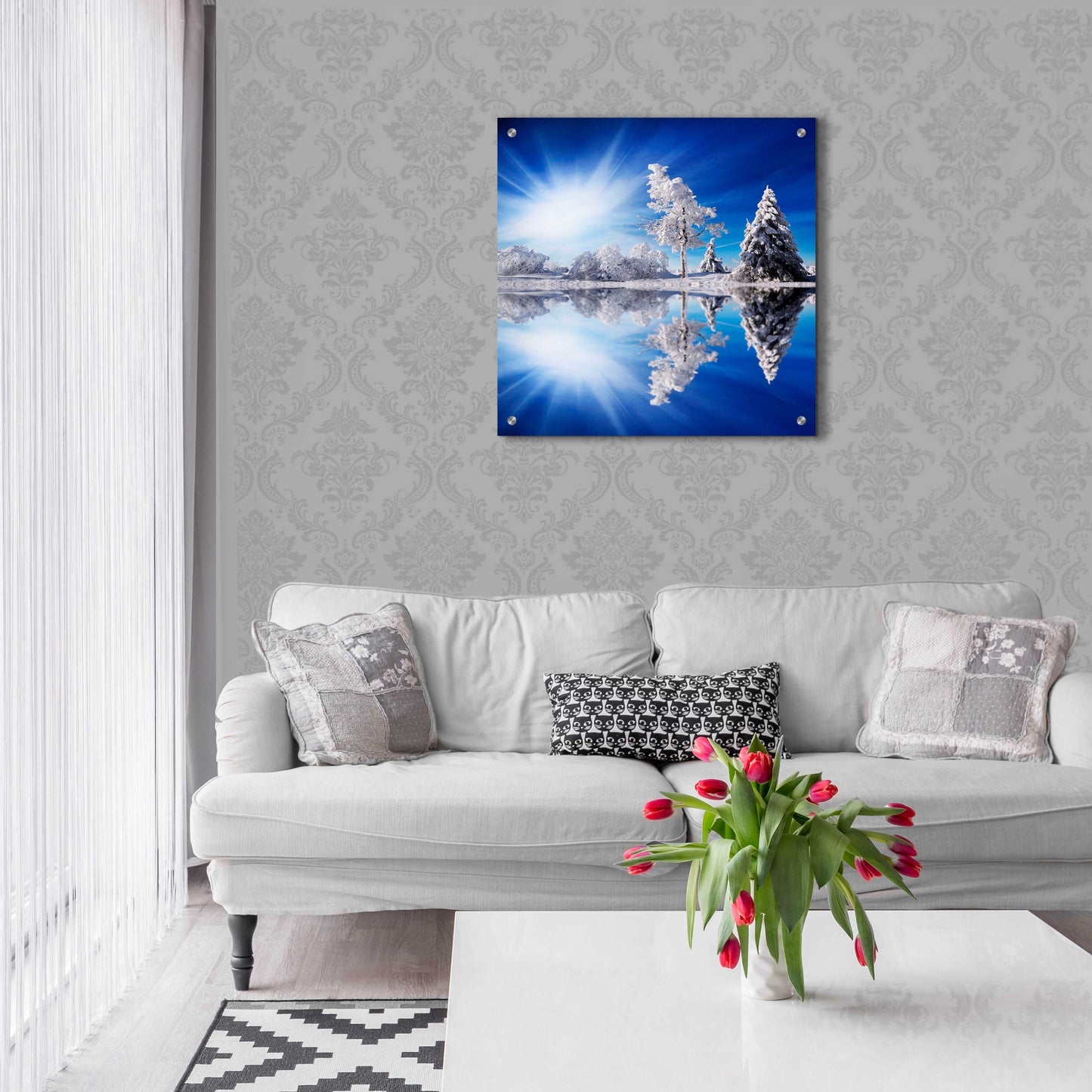 Epic Art 'Cold Light' by Philippe Sainte-Laudy, Acrylic Glass Wall Art,24x24