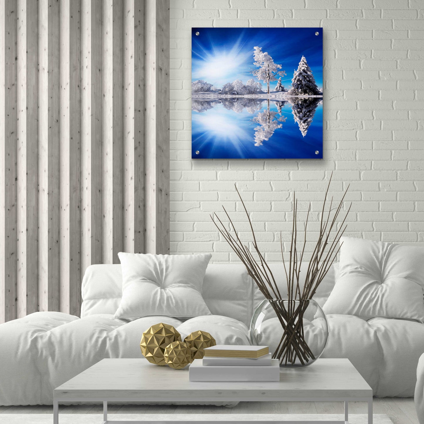 Epic Art 'Cold Light' by Philippe Sainte-Laudy, Acrylic Glass Wall Art,24x24