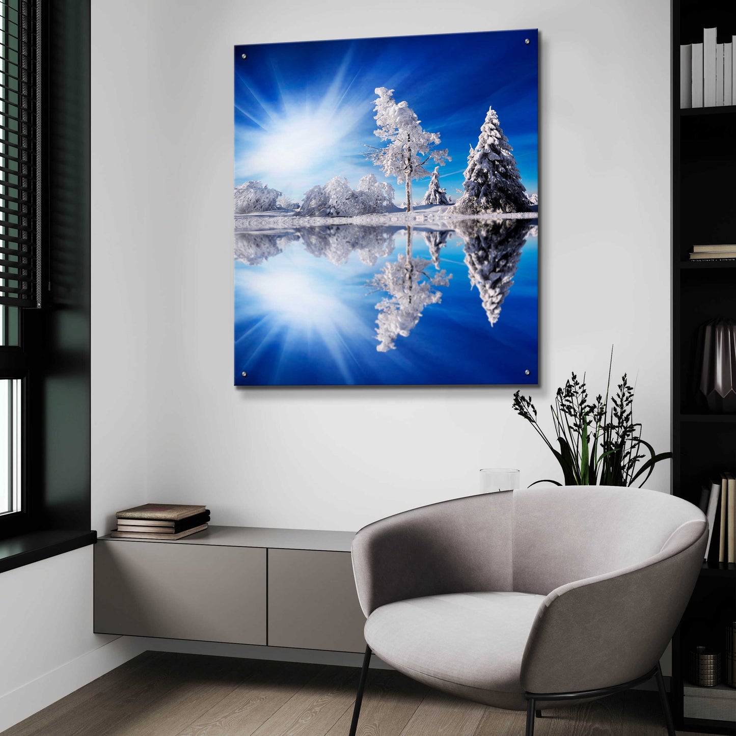 Epic Art 'Cold Light' by Philippe Sainte-Laudy, Acrylic Glass Wall Art,36x36