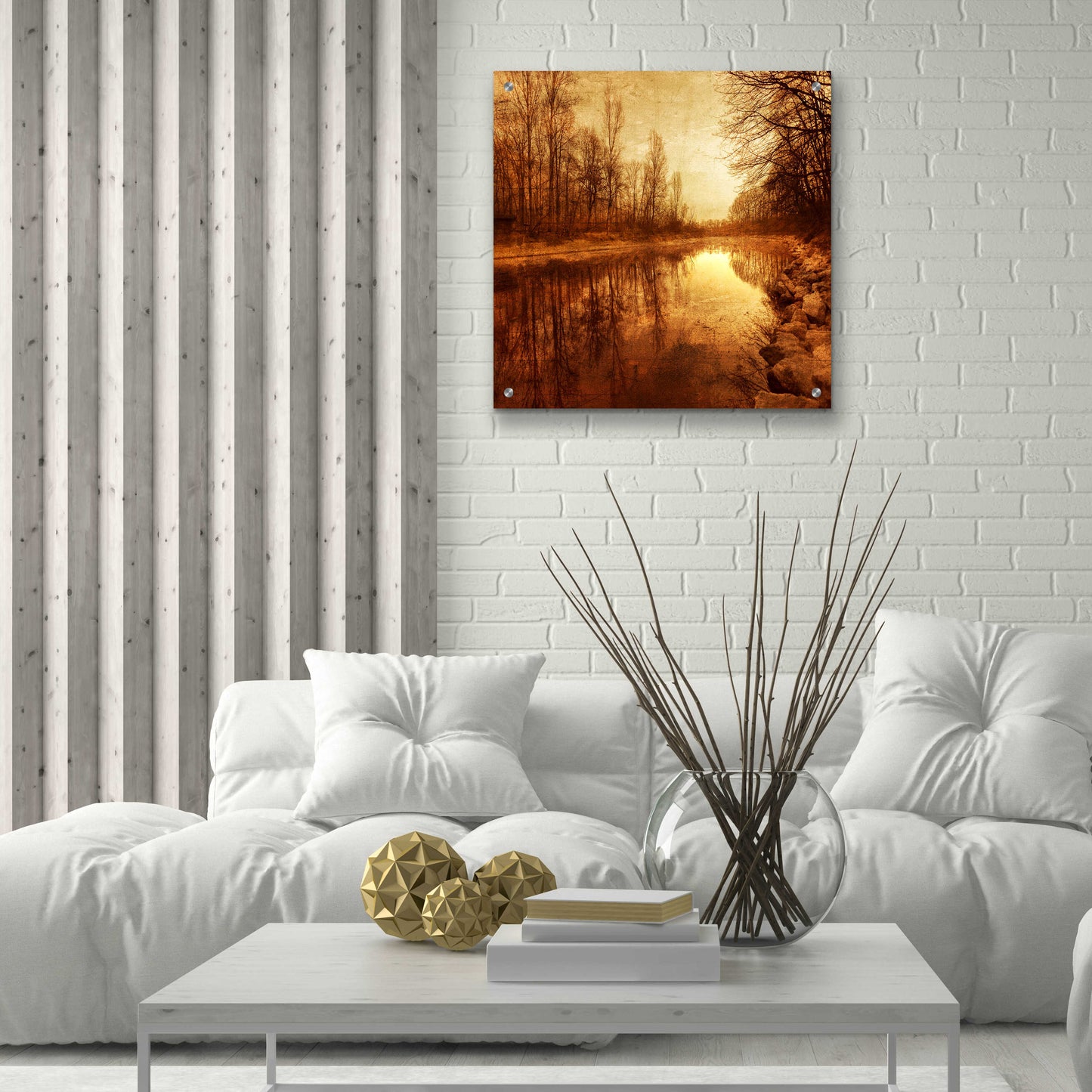 Epic Art 'Floating Down The River' by Philippe Sainte-Laudy, Acrylic Glass Wall Art,24x24