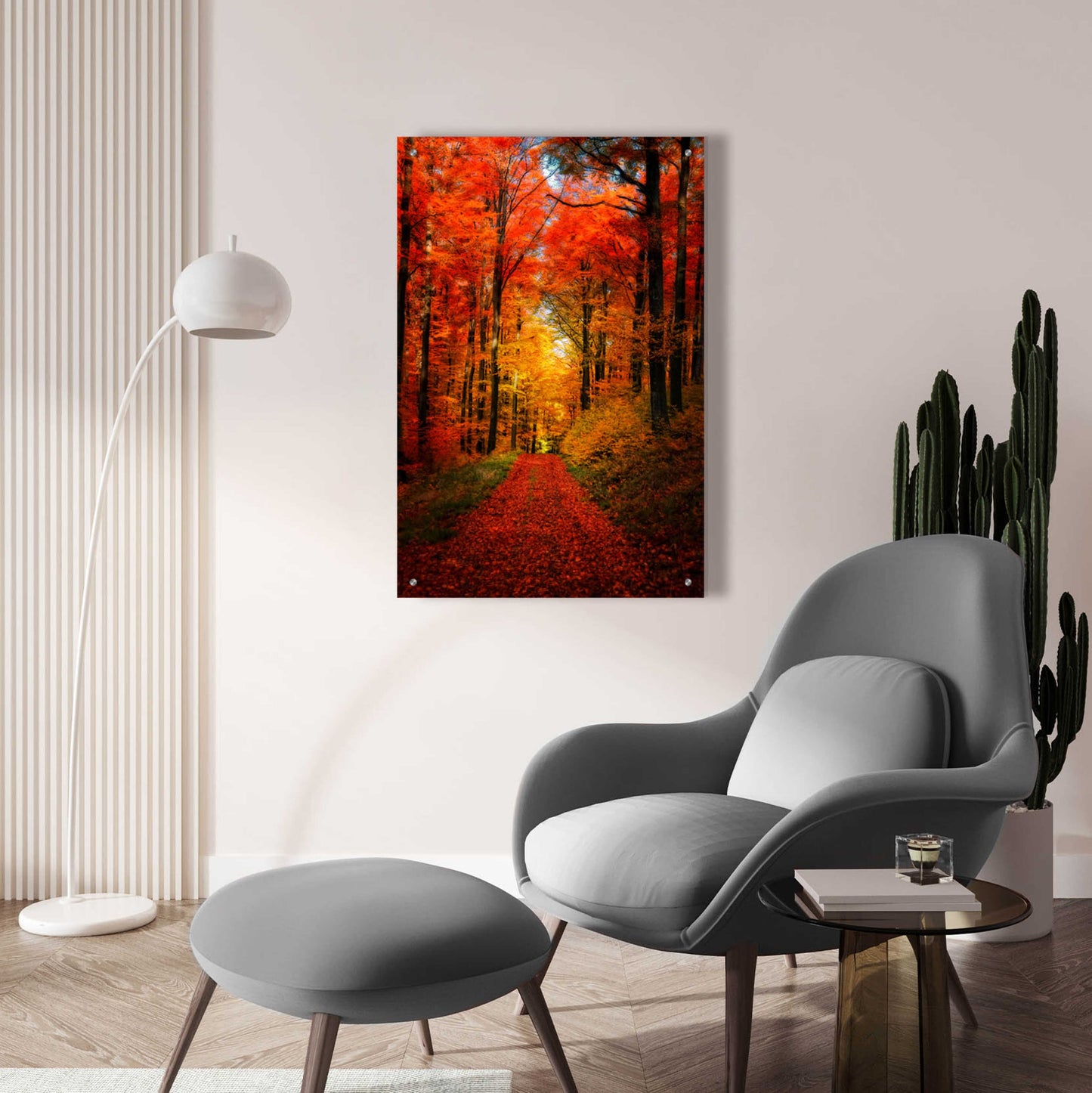 Epic Art 'Forest Garden' by Philippe Sainte-Laudy, Acrylic Glass Wall Art,24x36