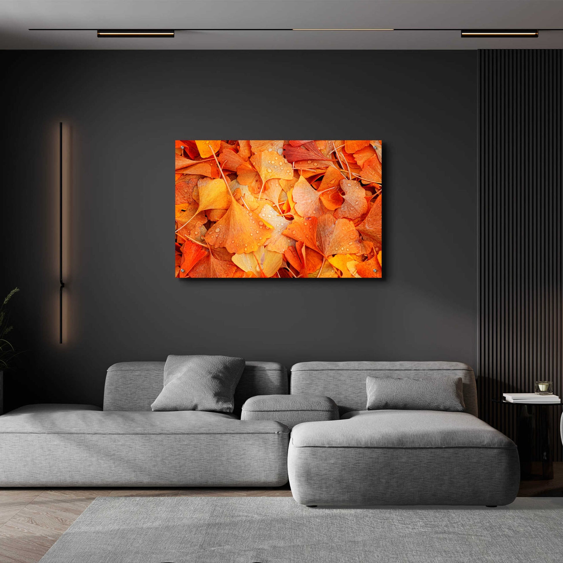 Epic Art 'Ginkgo Fall' by Philippe Sainte-Laudy, Acrylic Glass Wall Art,36x24