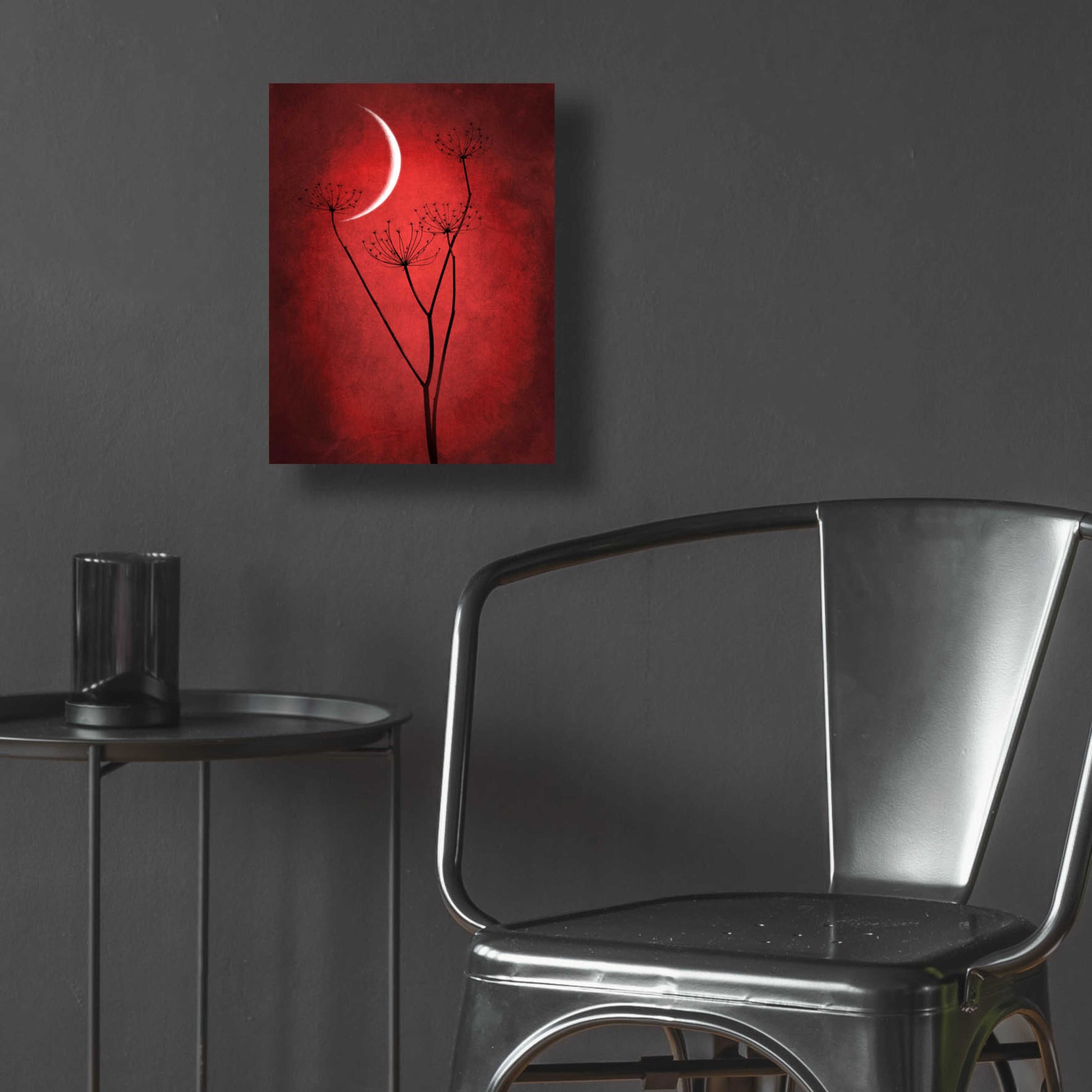 Epic Art 'Red Crescent Moon' by Philippe Sainte-Laudy, Acrylic Glass Wall Art,12x16