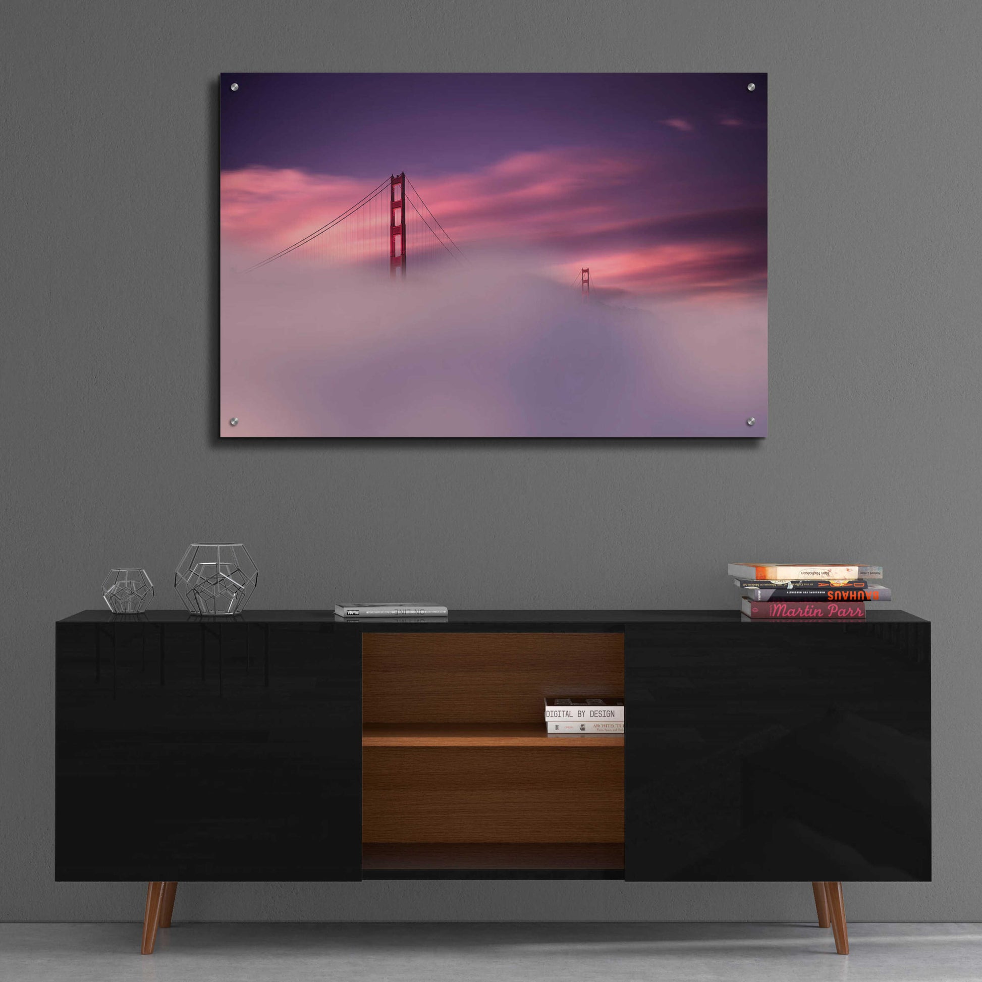 Epic Art 'San Francisco Fog' by Philippe Sainte-Laudy, Acrylic Glass Wall Art,36x24