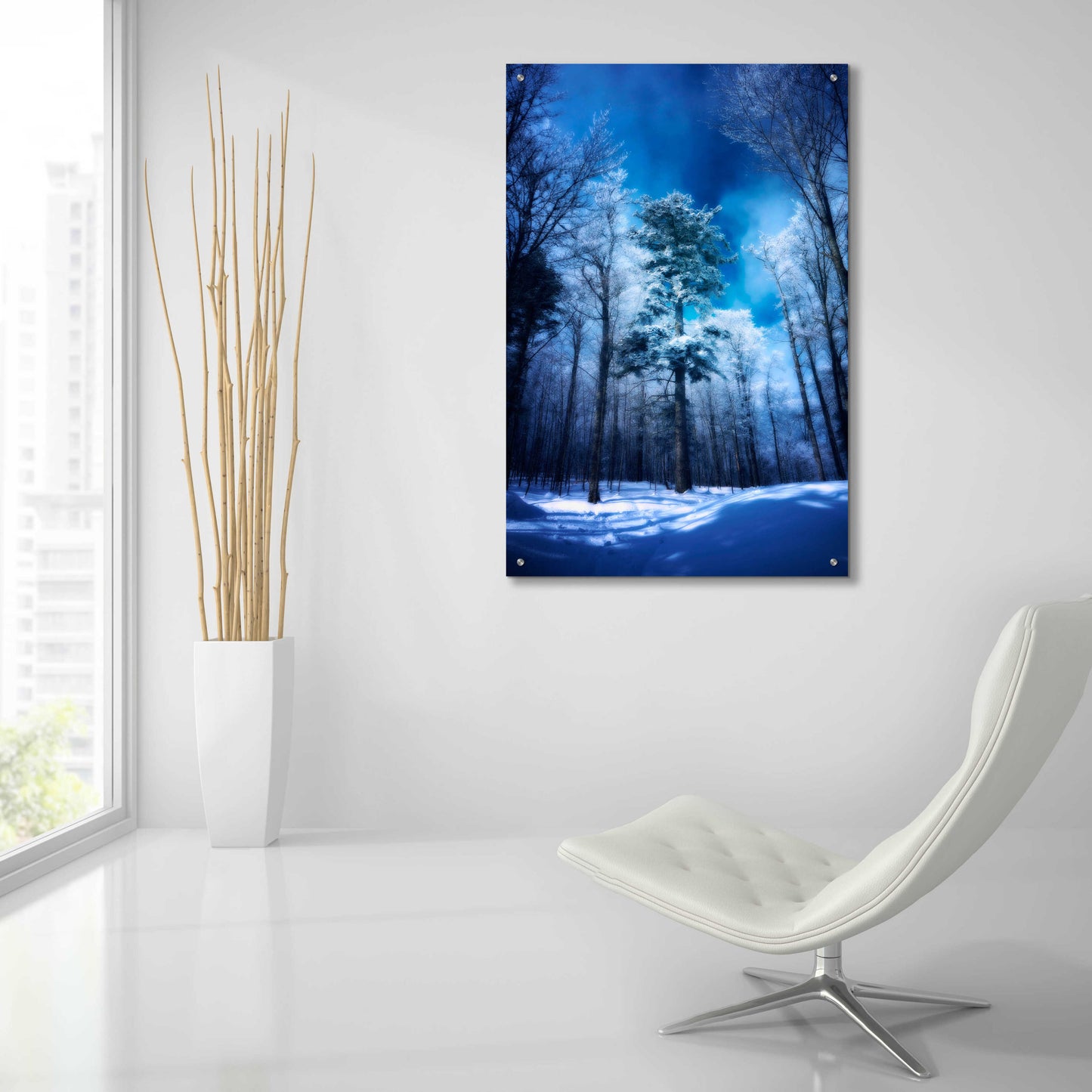 Epic Art 'The Blue Hours' by Philippe Sainte-Laudy, Acrylic Glass Wall Art,24x36