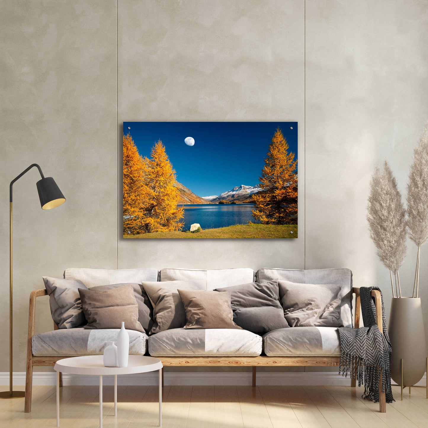 Epic Art 'The Rock And The Moon' by Philippe Sainte-Laudy, Acrylic Glass Wall Art,36x24