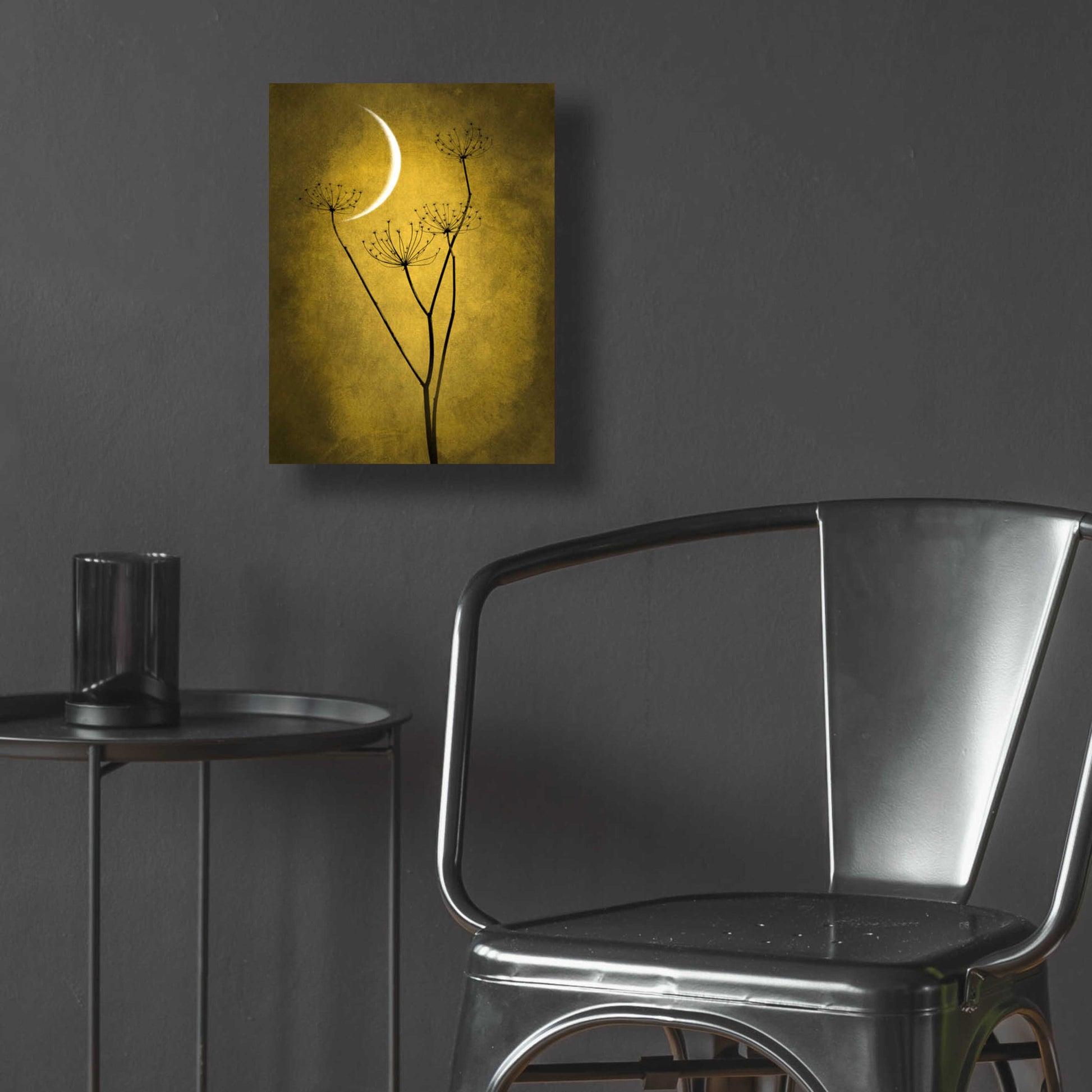 Epic Art 'Yellow Crescent Moon' by Philippe Sainte-Laudy, Acrylic Glass Wall Art,12x16