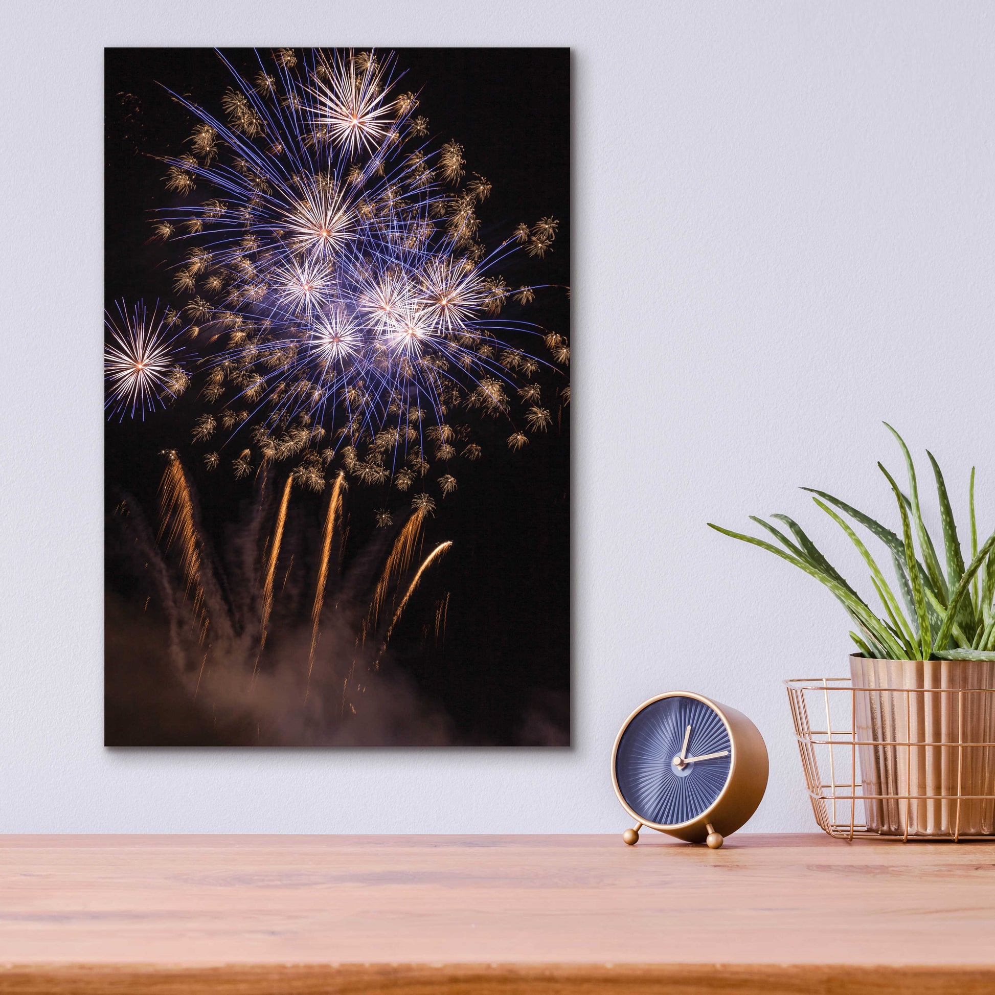 Epic Art '4th of July Sky' by Giuseppe Torre, Acrylic Glass Wall Art,12x16