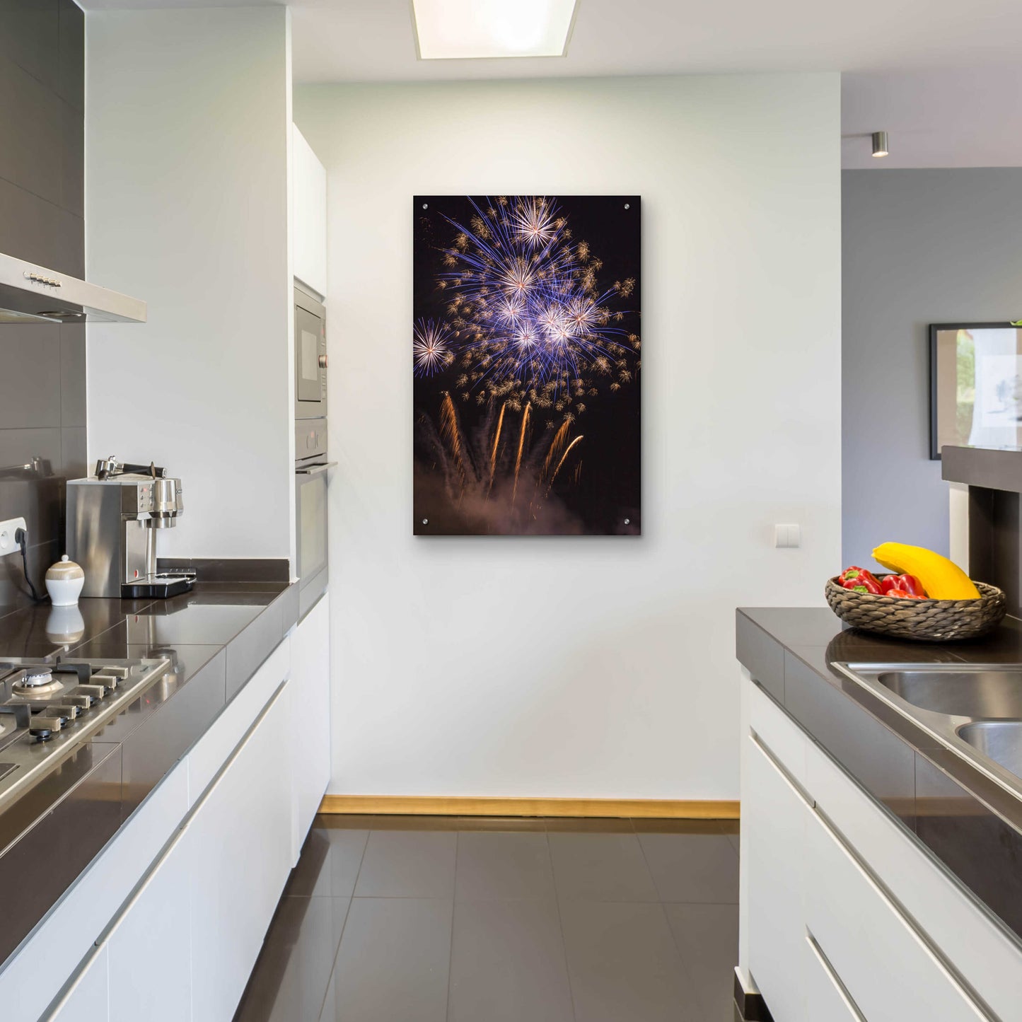 Epic Art '4th of July Sky' by Giuseppe Torre, Acrylic Glass Wall Art,24x36