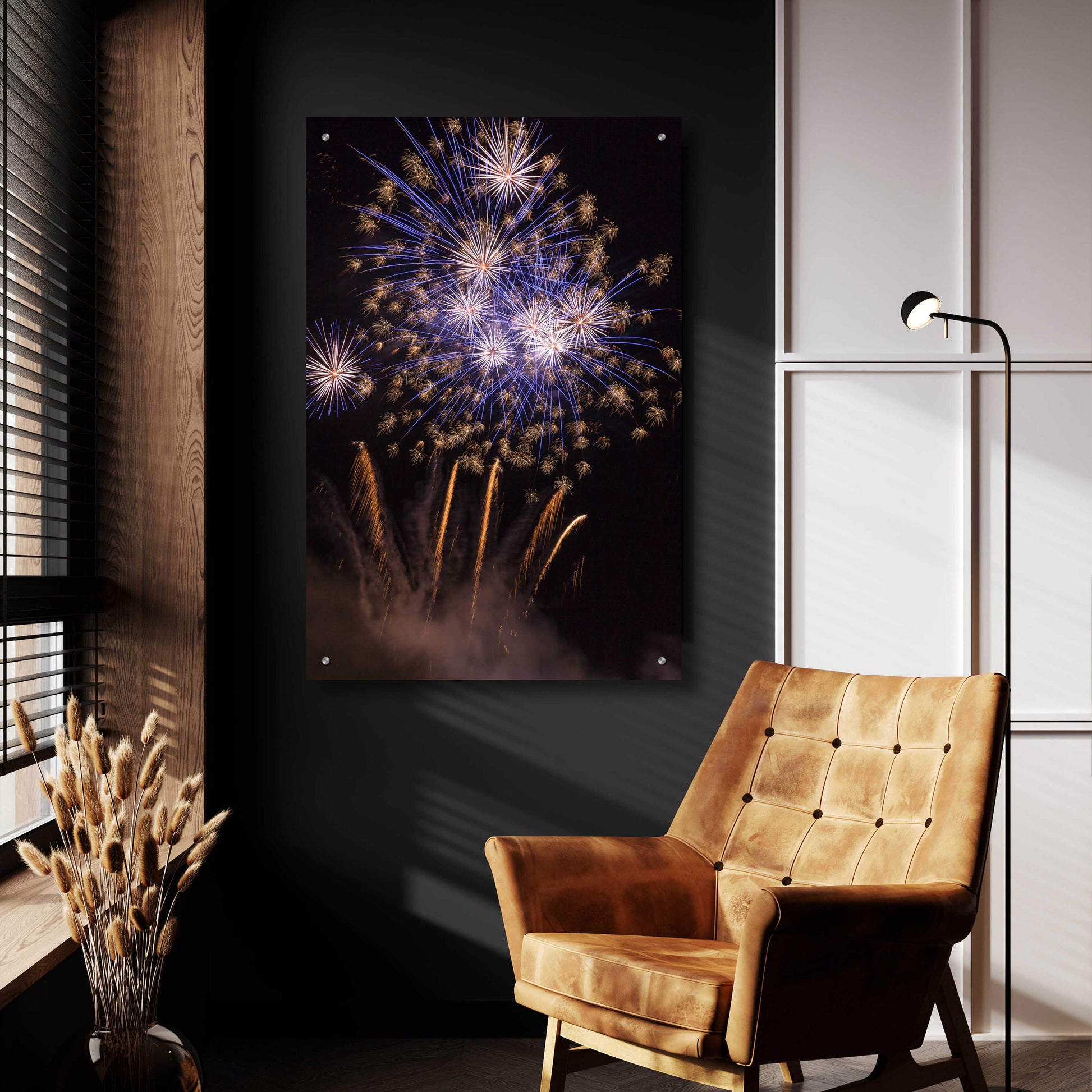 Epic Art '4th of July Sky' by Giuseppe Torre, Acrylic Glass Wall Art,24x36