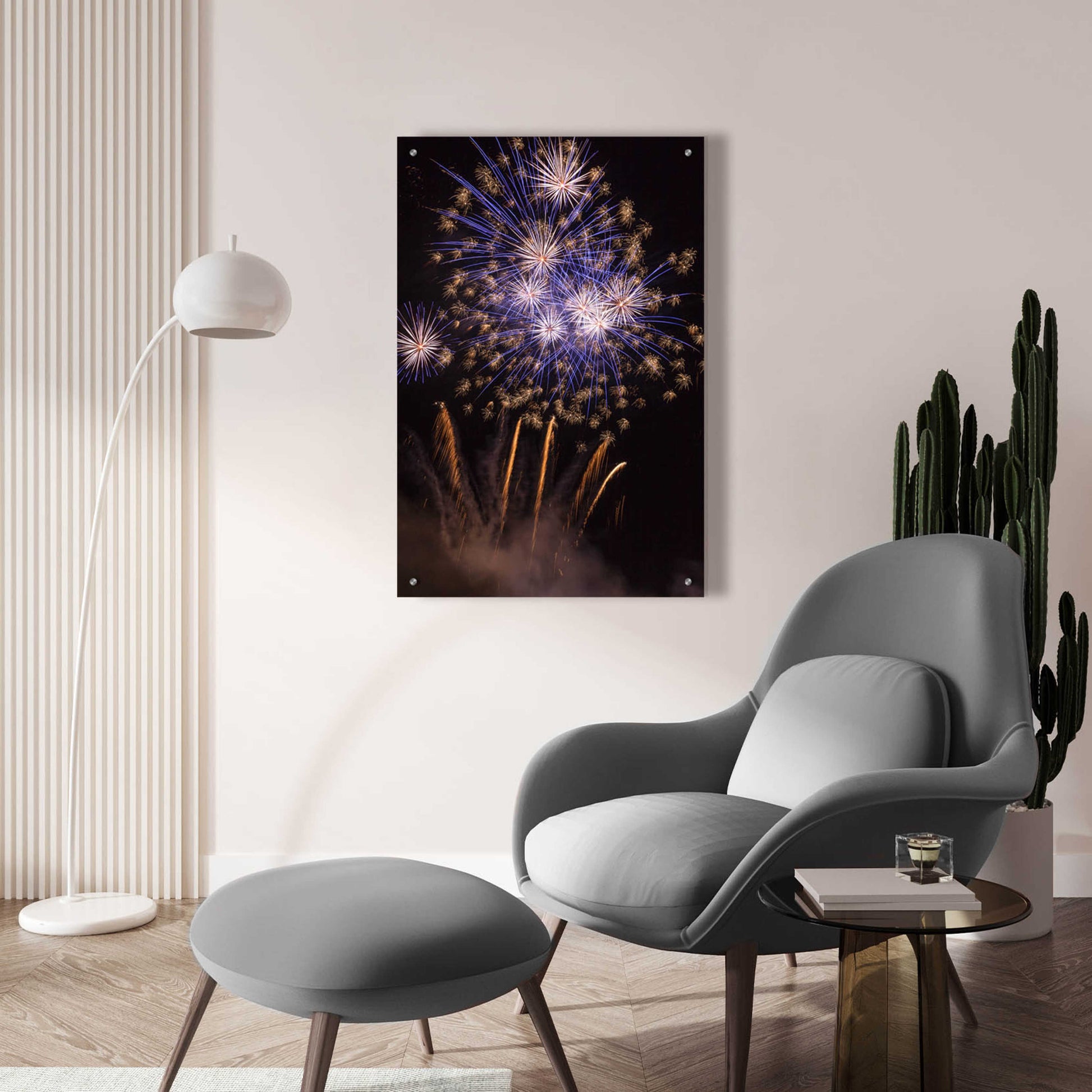 Epic Art '4th of July Sky' by Giuseppe Torre, Acrylic Glass Wall Art,24x36