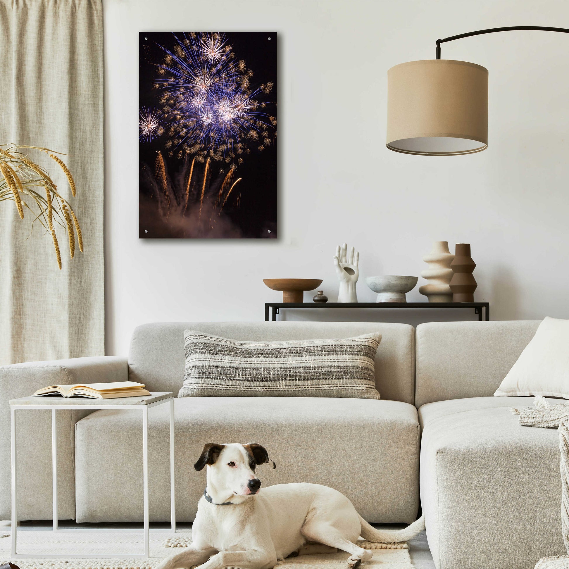 Epic Art '4th of July Sky' by Giuseppe Torre, Acrylic Glass Wall Art,24x36