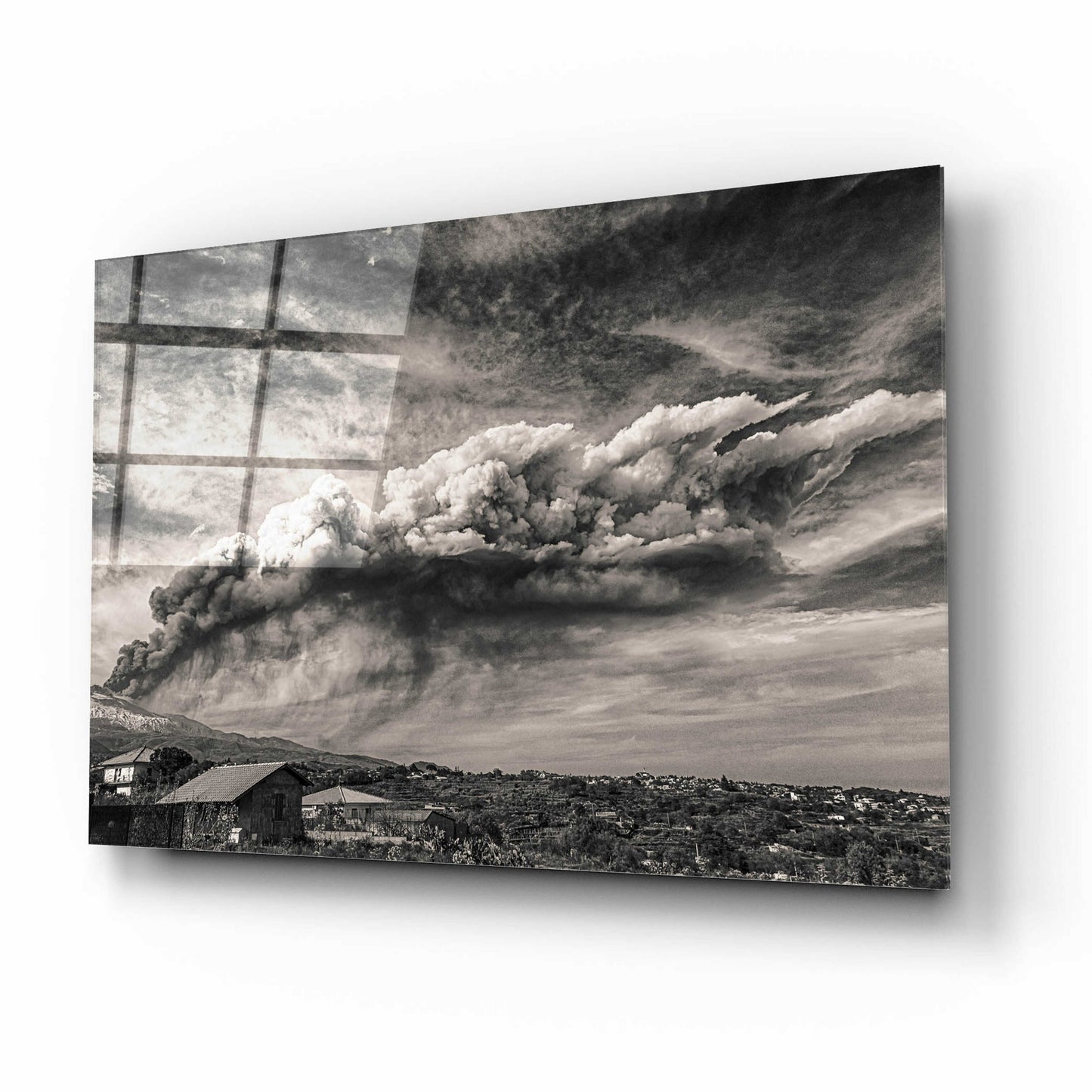 Epic Art 'Anger in the Sky' by Giuseppe Torre, Acrylic Glass Wall Art,16x12