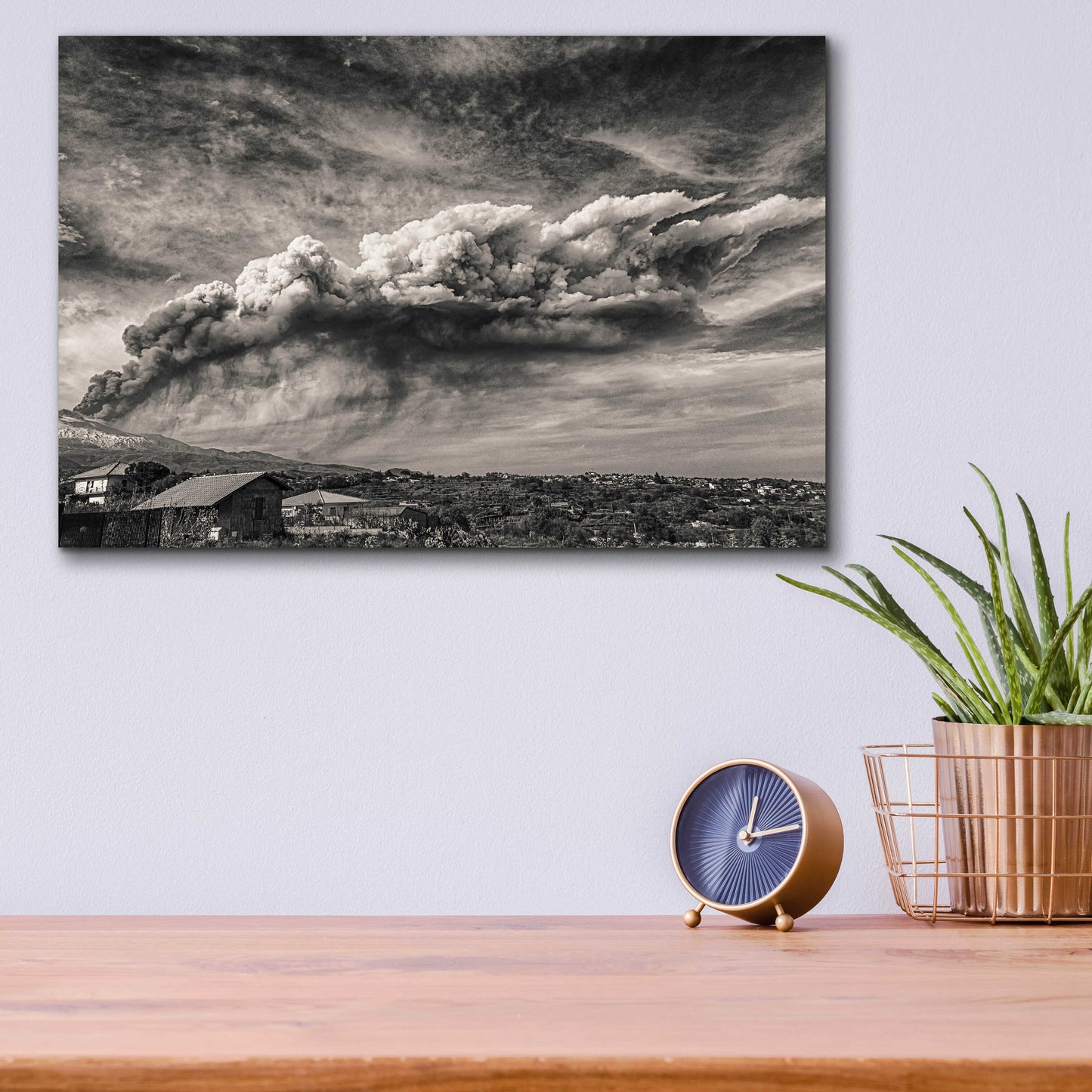 Epic Art 'Anger in the Sky' by Giuseppe Torre, Acrylic Glass Wall Art,16x12