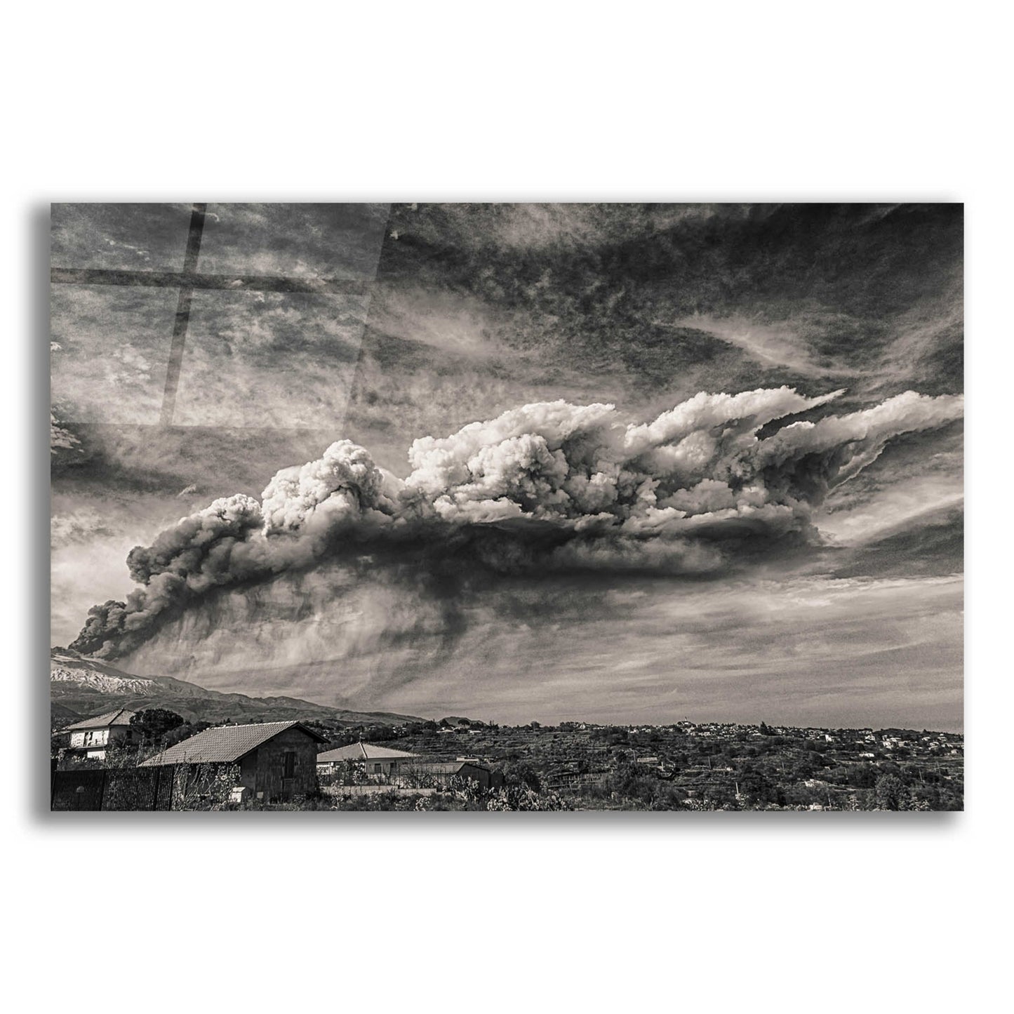 Epic Art 'Anger in the Sky' by Giuseppe Torre, Acrylic Glass Wall Art,16x12