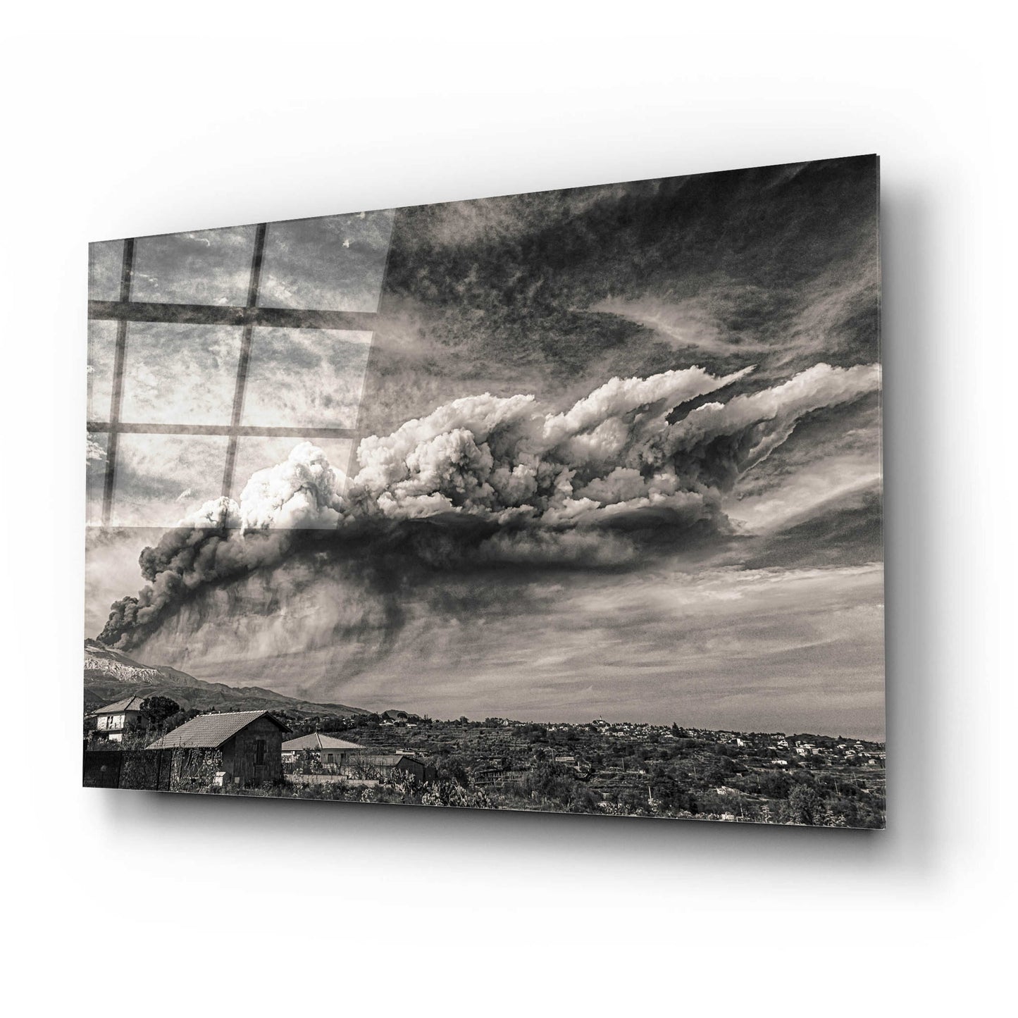 Epic Art 'Anger in the Sky' by Giuseppe Torre, Acrylic Glass Wall Art,24x16