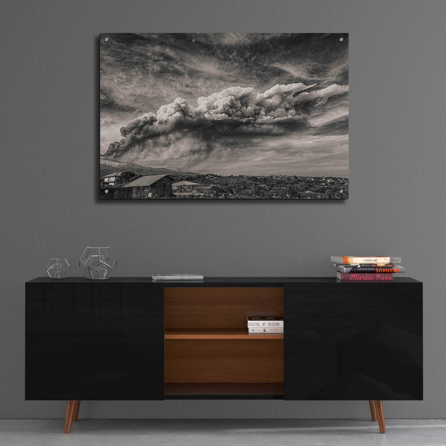 Epic Art 'Anger in the Sky' by Giuseppe Torre, Acrylic Glass Wall Art,36x24