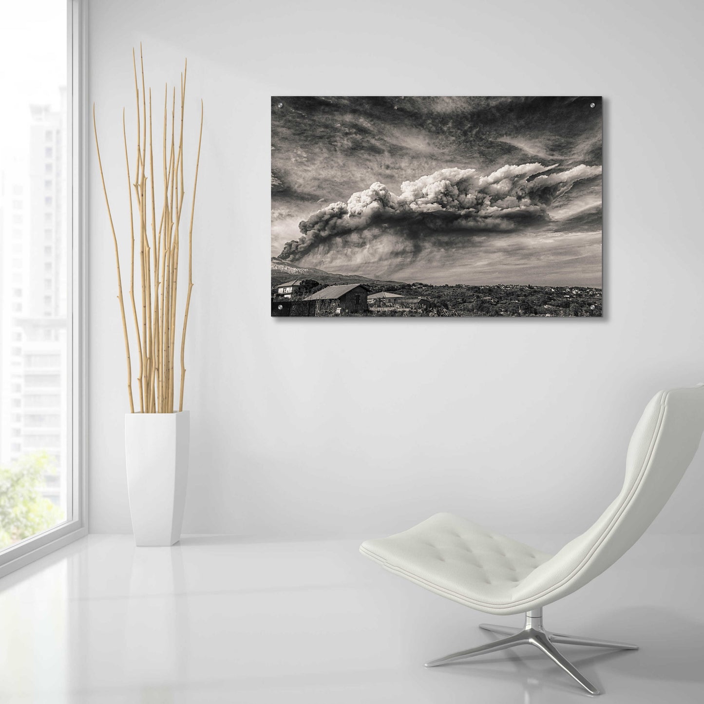 Epic Art 'Anger in the Sky' by Giuseppe Torre, Acrylic Glass Wall Art,36x24