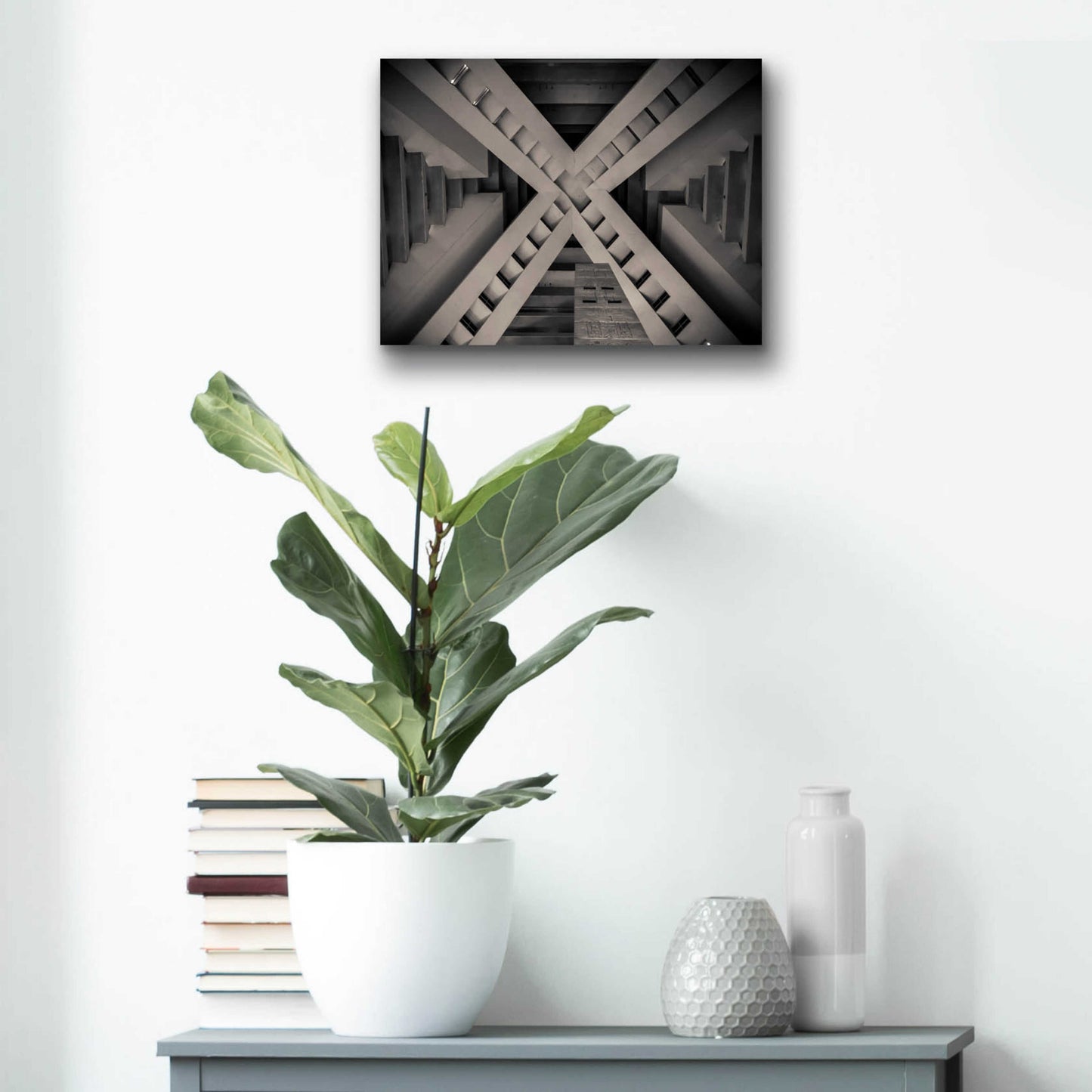 Epic Art 'Inside the Pyramid' by Giuseppe Torre, Acrylic Glass Wall Art,16x12