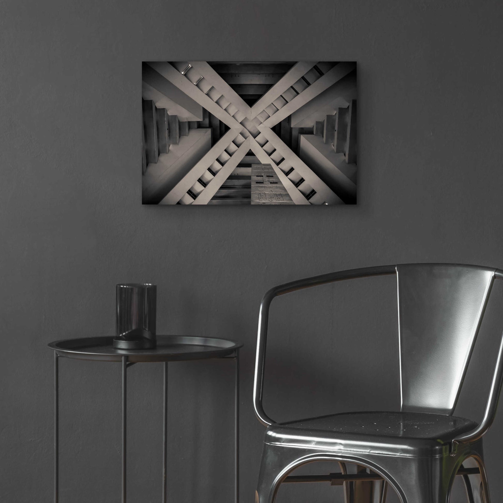 Epic Art 'Inside the Pyramid' by Giuseppe Torre, Acrylic Glass Wall Art,24x16