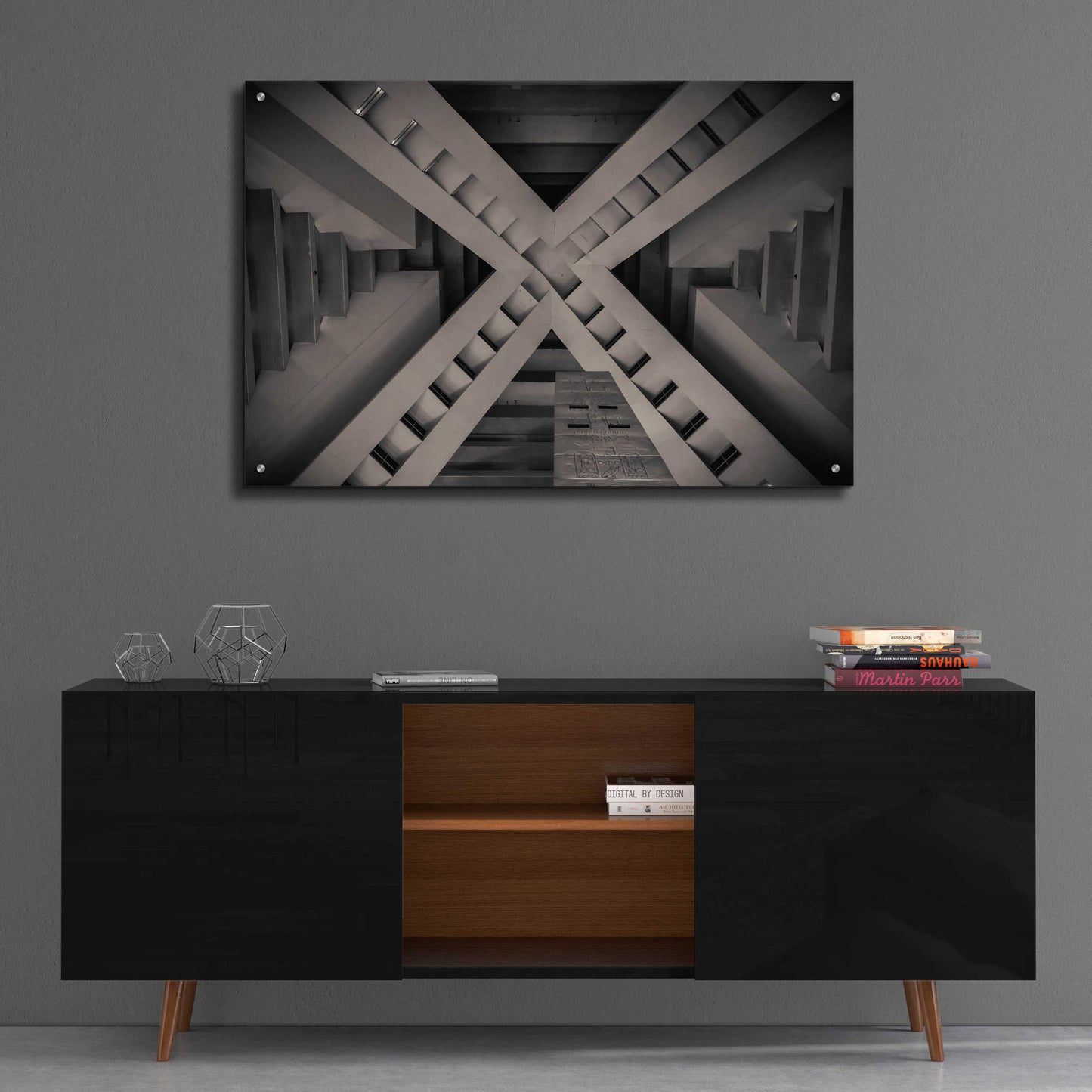 Epic Art 'Inside the Pyramid' by Giuseppe Torre, Acrylic Glass Wall Art,36x24