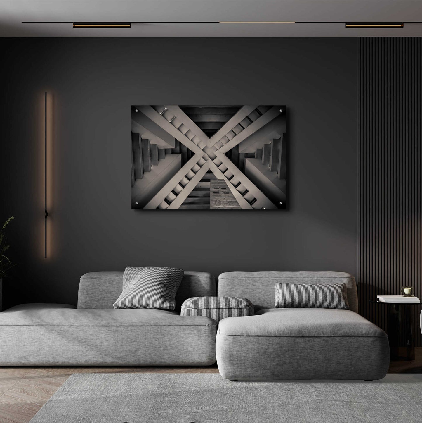 Epic Art 'Inside the Pyramid' by Giuseppe Torre, Acrylic Glass Wall Art,36x24