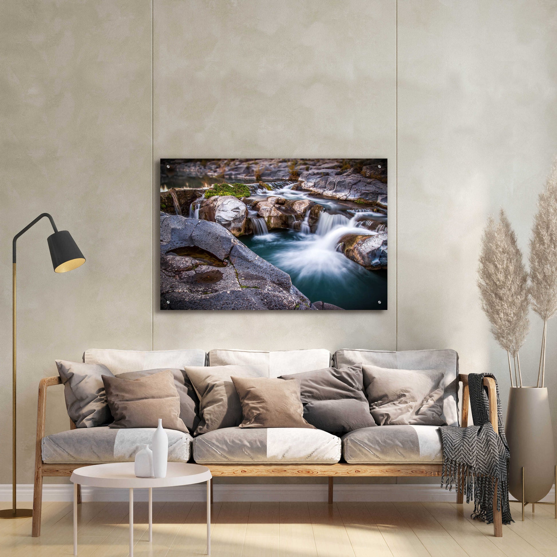 Epic Art 'Falls' by Giuseppe Torre, Acrylic Glass Wall Art,36x24