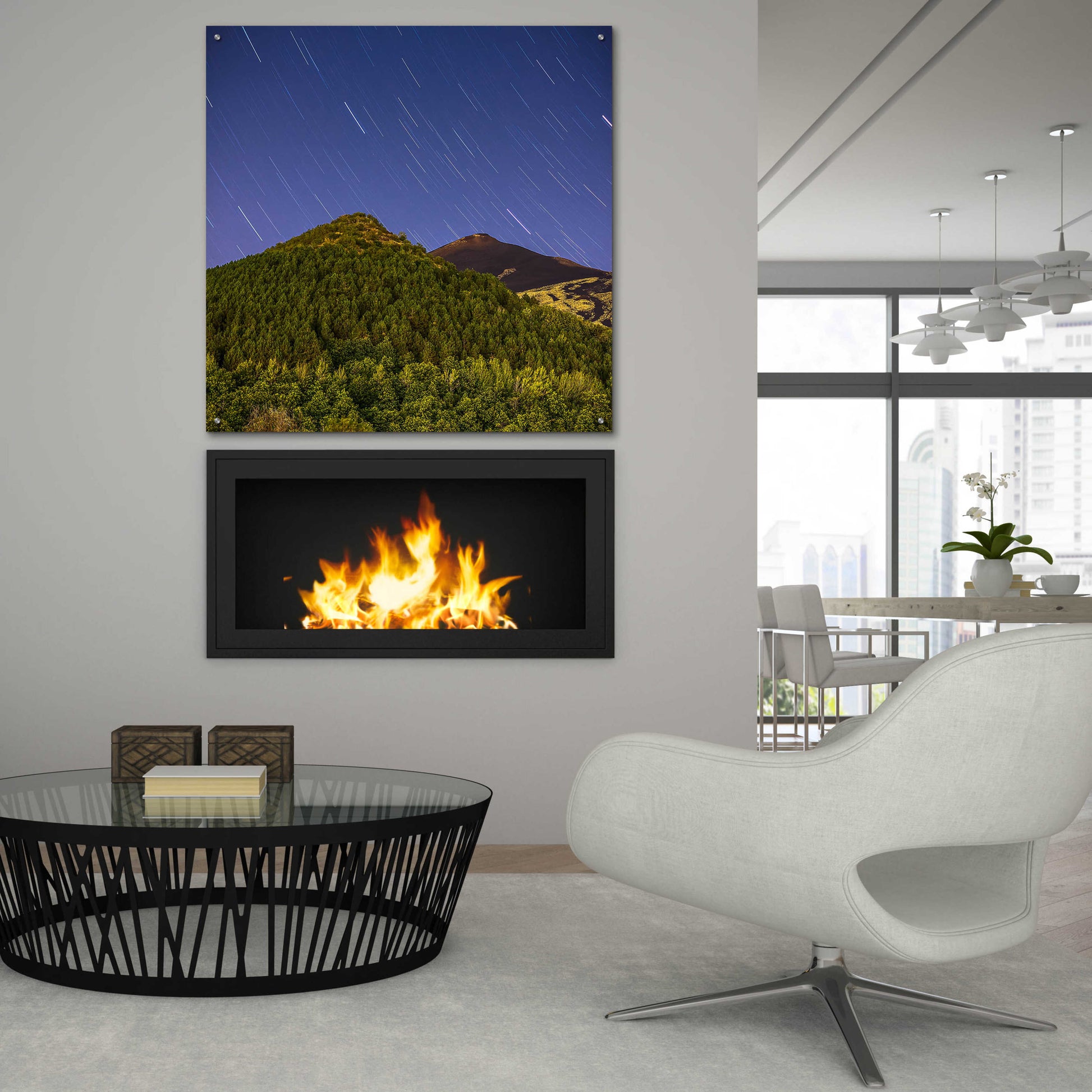 Epic Art 'Rolling' by Giuseppe Torre, Acrylic Glass Wall Art,36x36