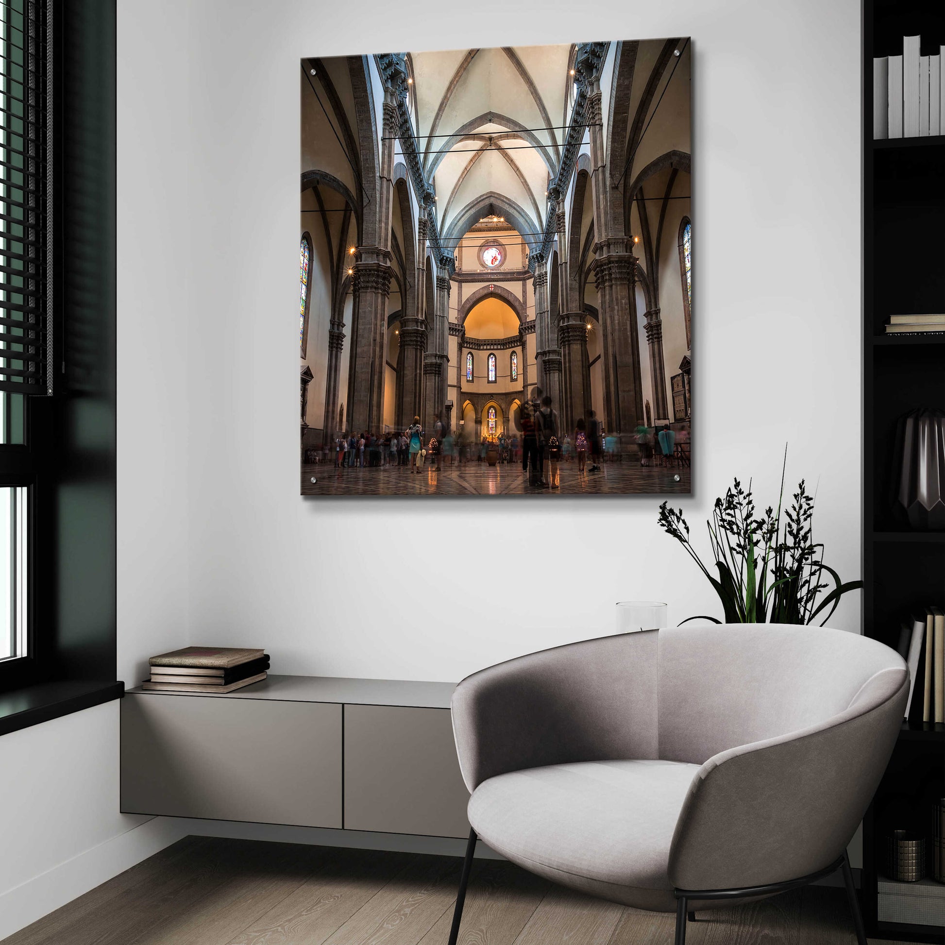 Epic Art 'Silent chaos' by Giuseppe Torre, Acrylic Glass Wall Art,36x36