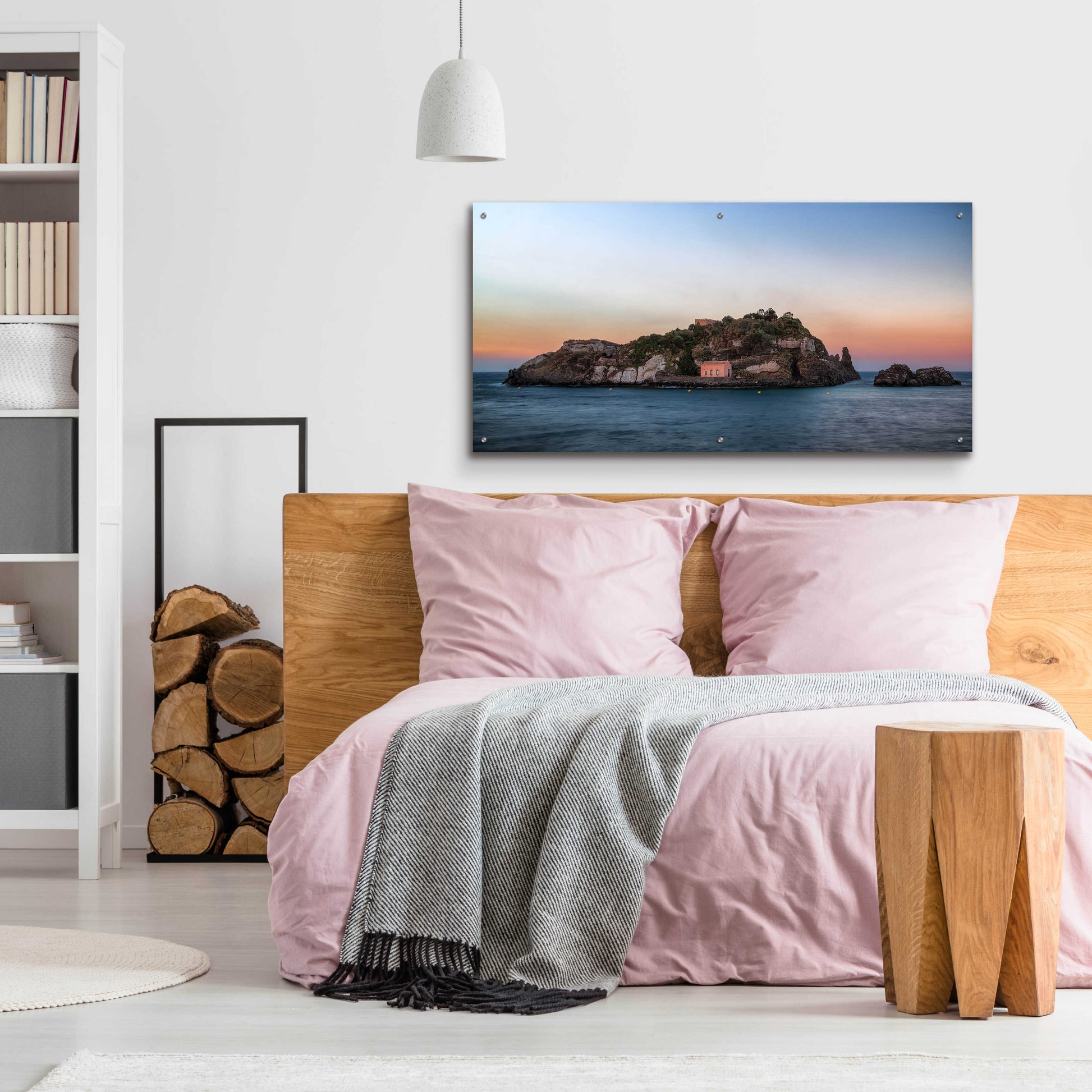 Epic Art 'Lachea Island' by Giuseppe Torre, Acrylic Glass Wall Art,48x24