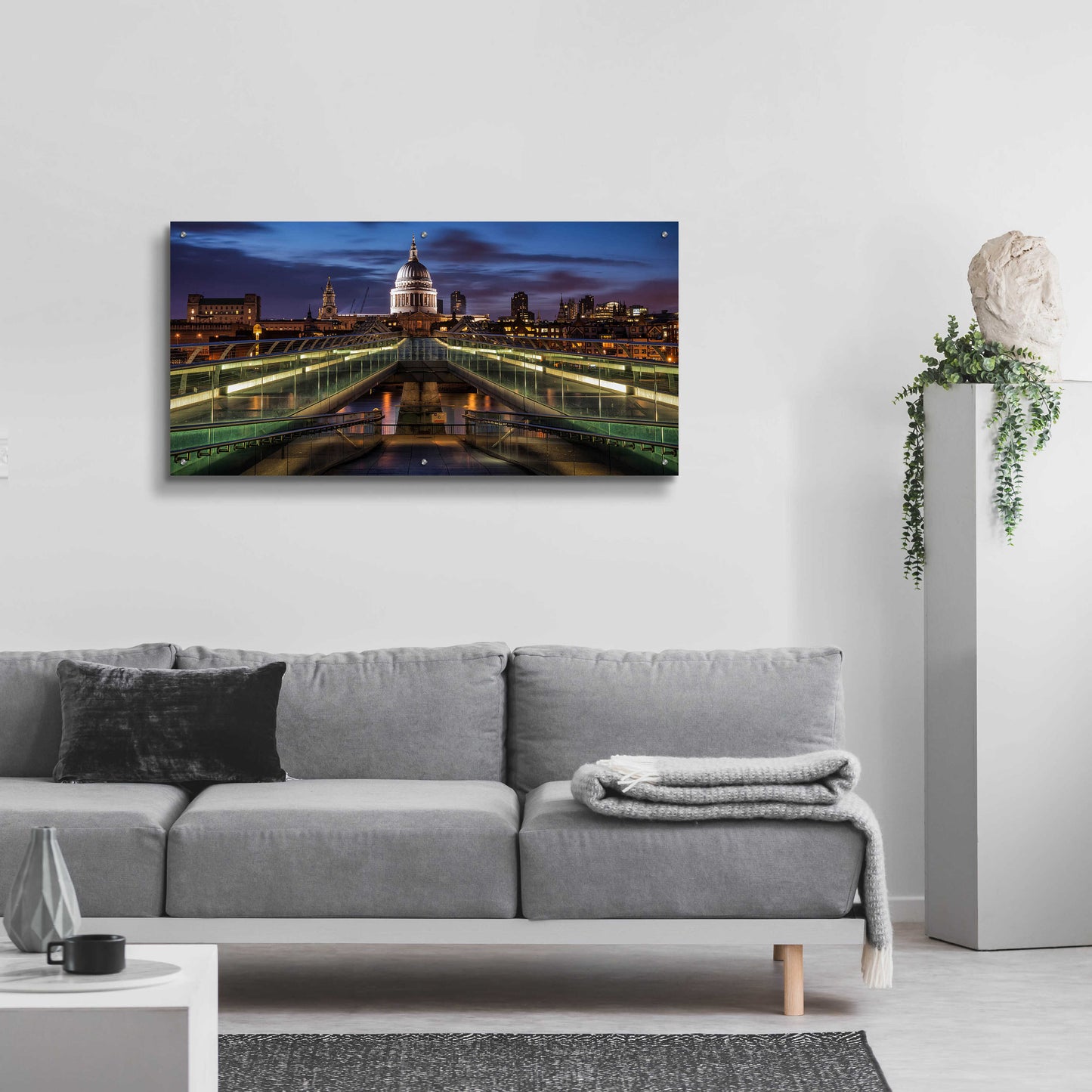 Epic Art 'Symmetries Of London' by Giuseppe Torre, Acrylic Glass Wall Art,48x24