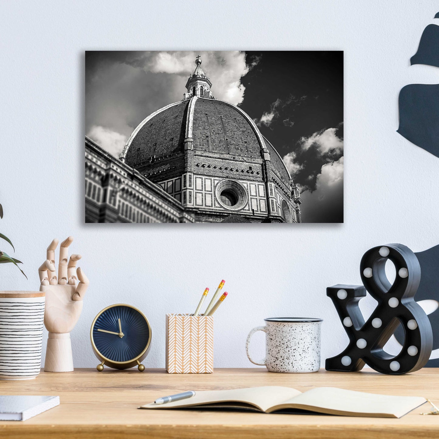 Epic Art 'The Big Dome' by Giuseppe Torre, Acrylic Glass Wall Art,16x12