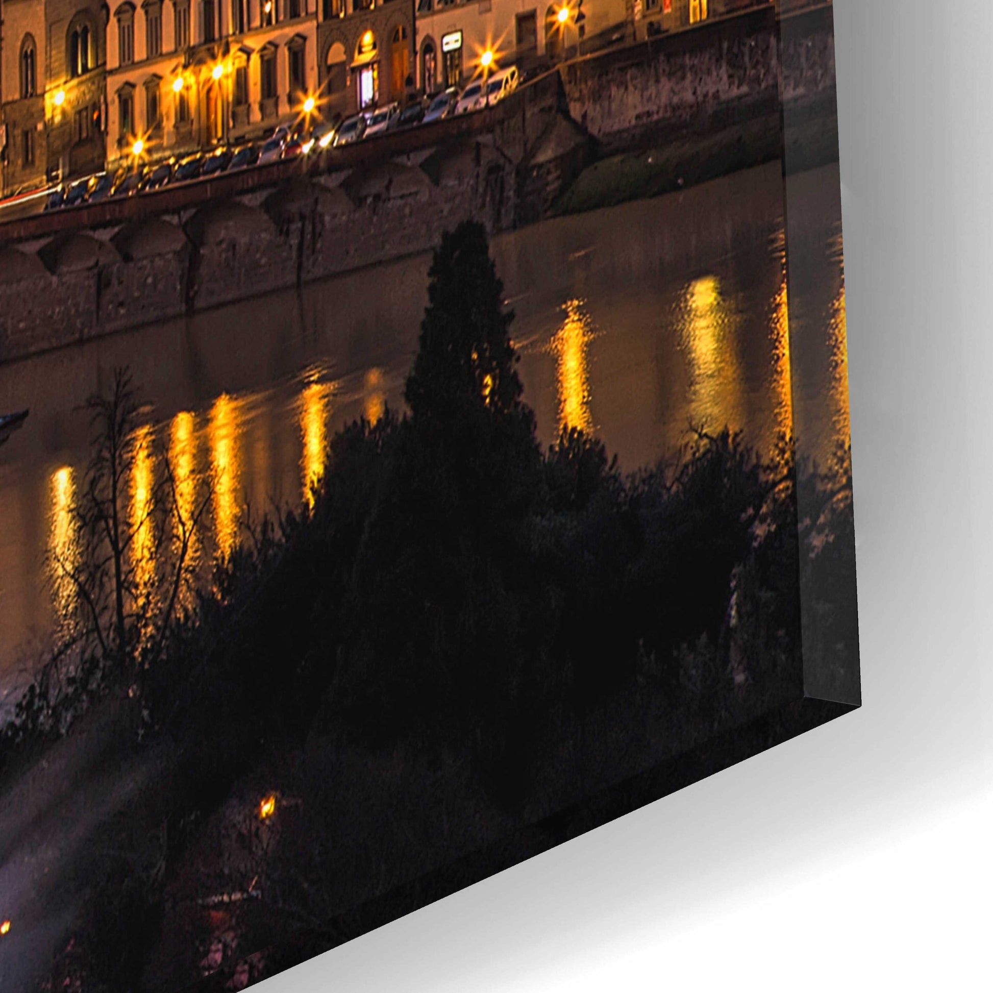 Epic Art 'The Old River' by Giuseppe Torre, Acrylic Glass Wall Art,16x12