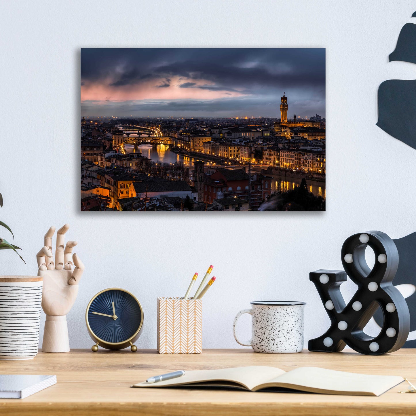 Epic Art 'The Old River' by Giuseppe Torre, Acrylic Glass Wall Art,16x12