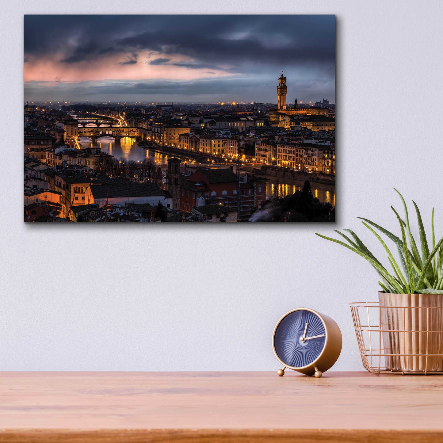 Epic Art 'The Old River' by Giuseppe Torre, Acrylic Glass Wall Art,16x12