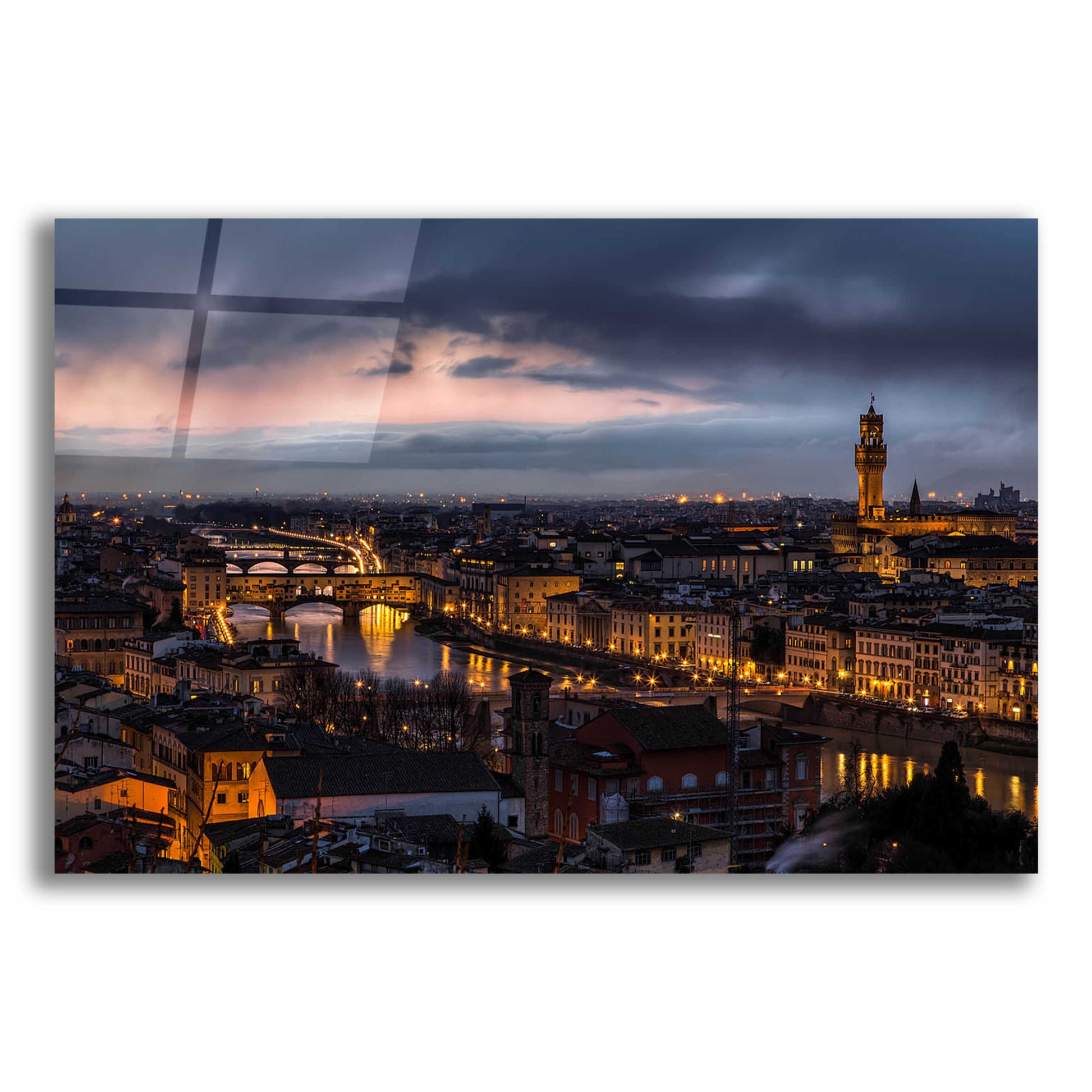 Epic Art 'The Old River' by Giuseppe Torre, Acrylic Glass Wall Art,16x12