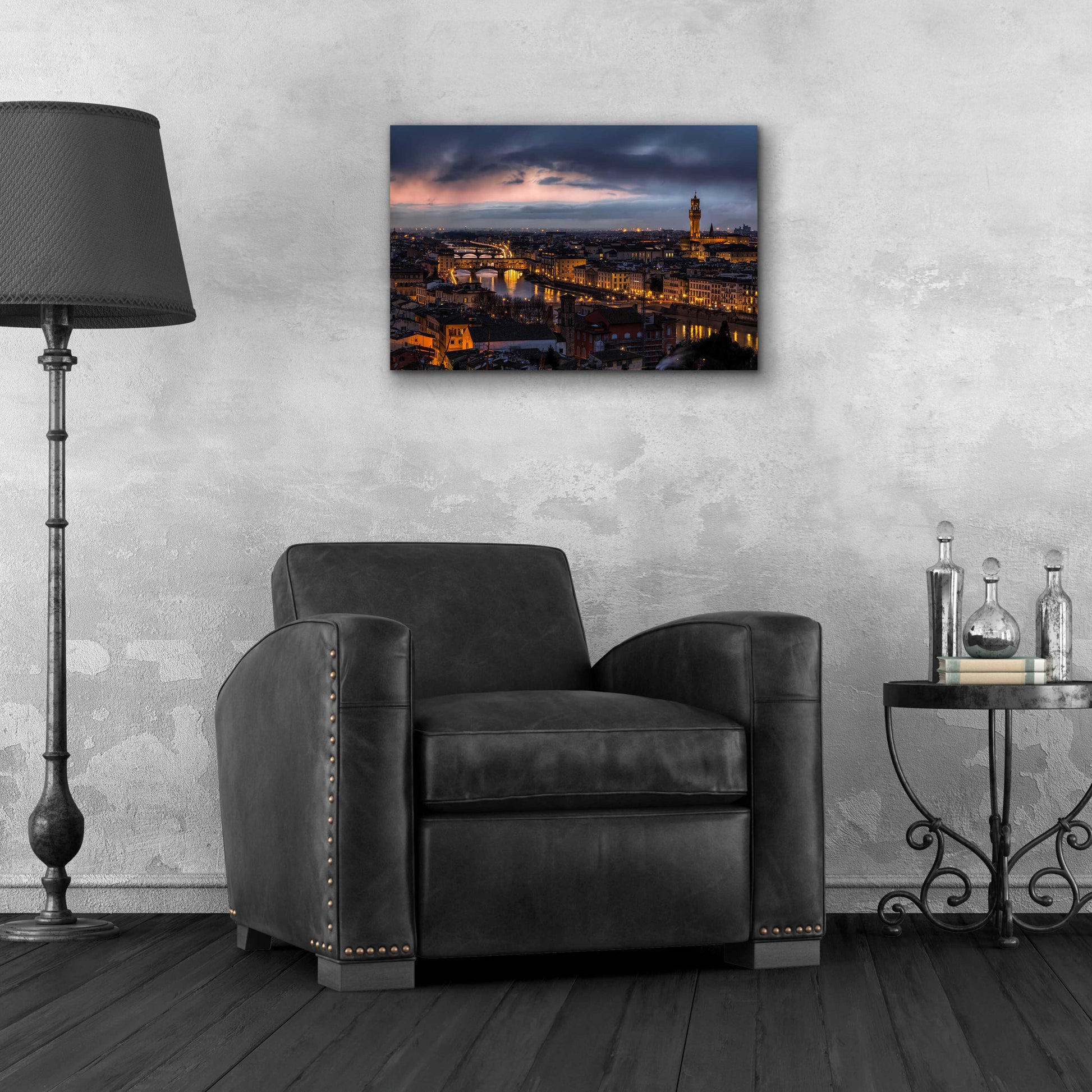 Epic Art 'The Old River' by Giuseppe Torre, Acrylic Glass Wall Art,24x16