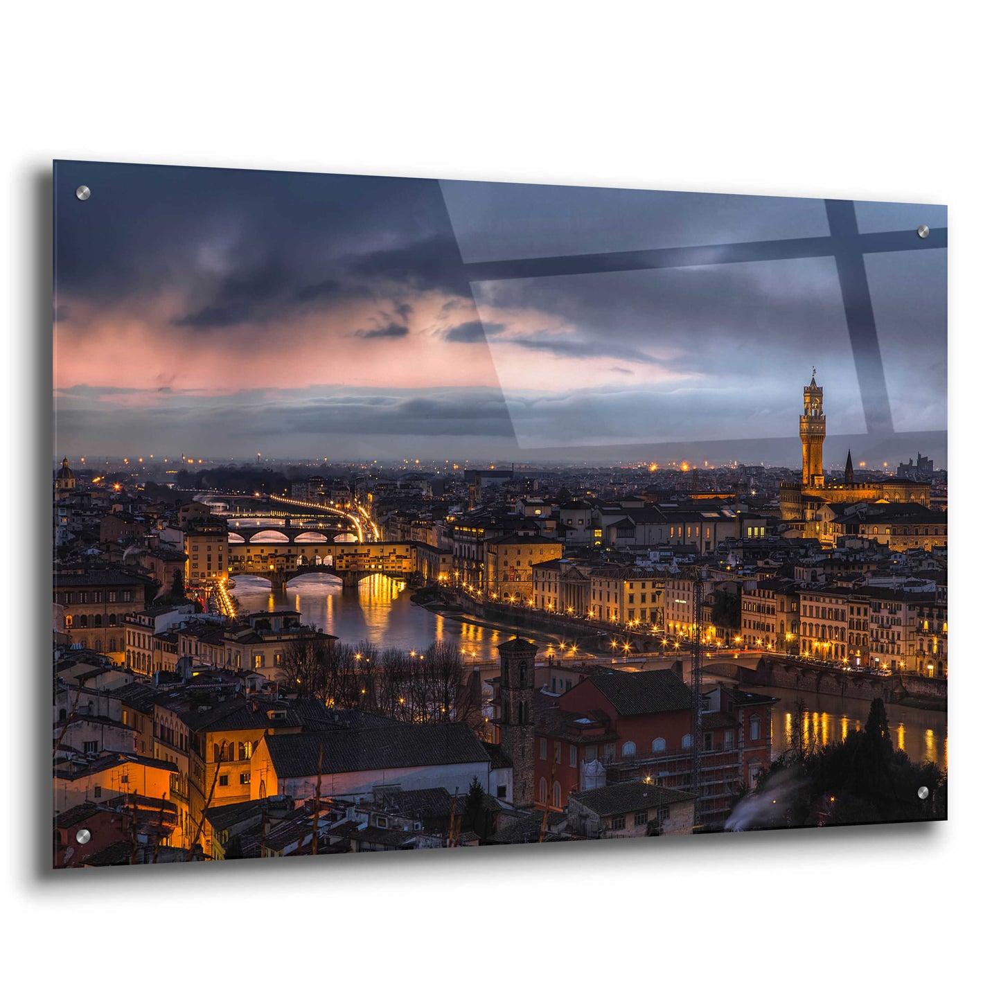 Epic Art 'The Old River' by Giuseppe Torre, Acrylic Glass Wall Art,36x24