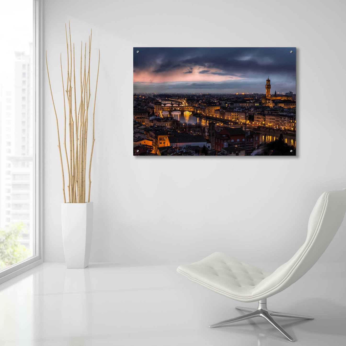 Epic Art 'The Old River' by Giuseppe Torre, Acrylic Glass Wall Art,36x24