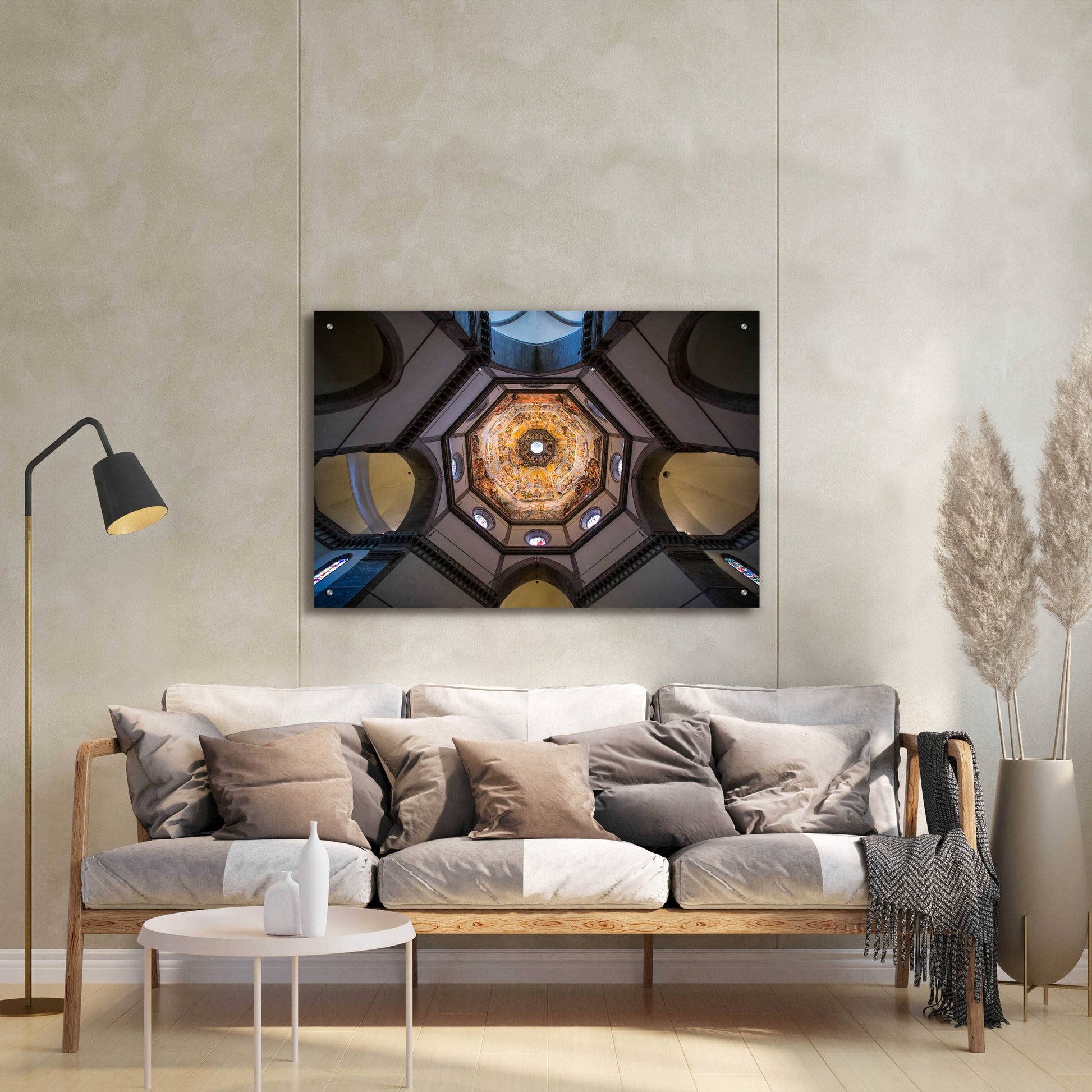 Epic Art 'Under The Brunelleschi's Dome' by Giuseppe Torre, Acrylic Glass Wall Art,36x24