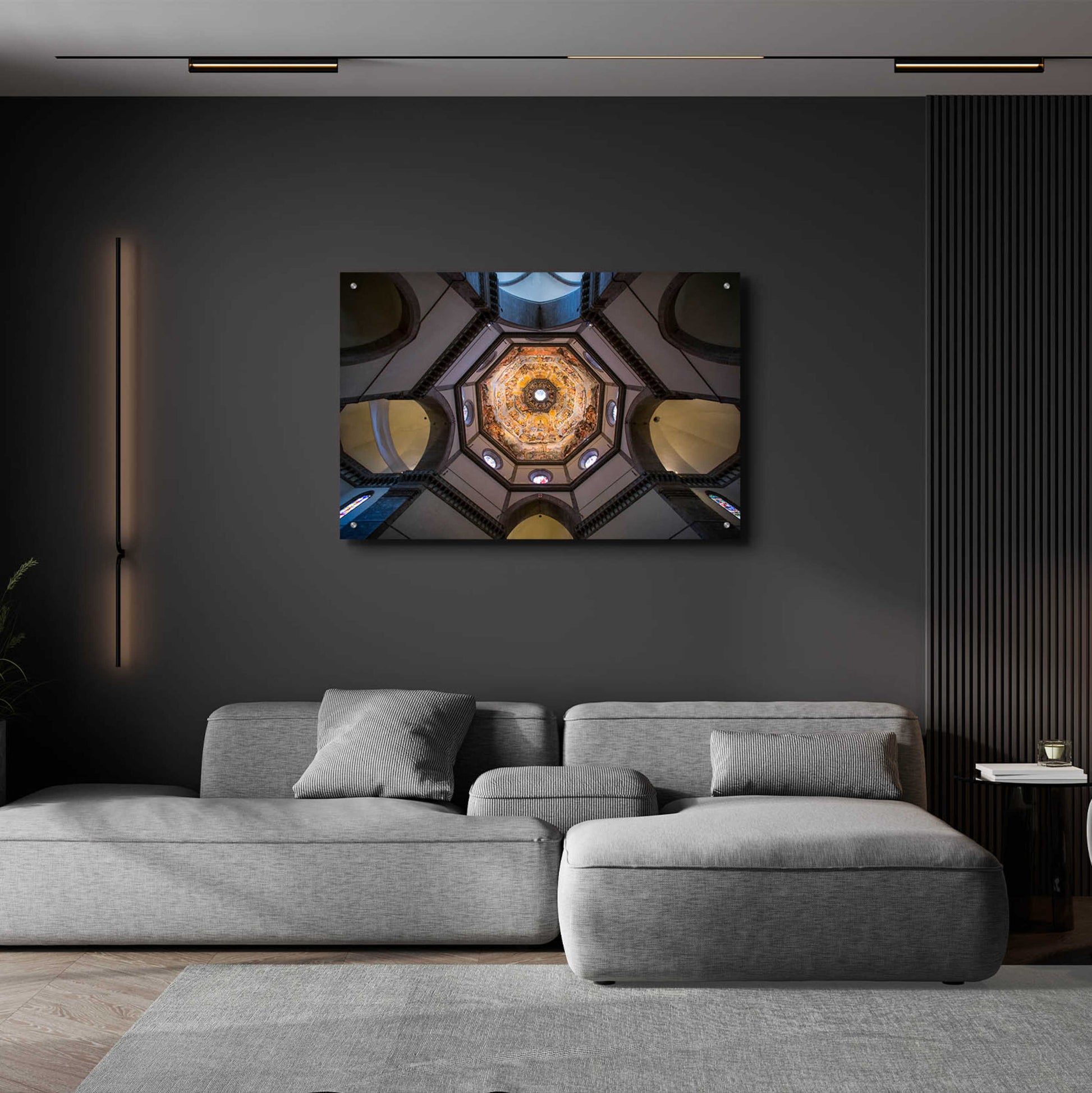 Epic Art 'Under The Brunelleschi's Dome' by Giuseppe Torre, Acrylic Glass Wall Art,36x24