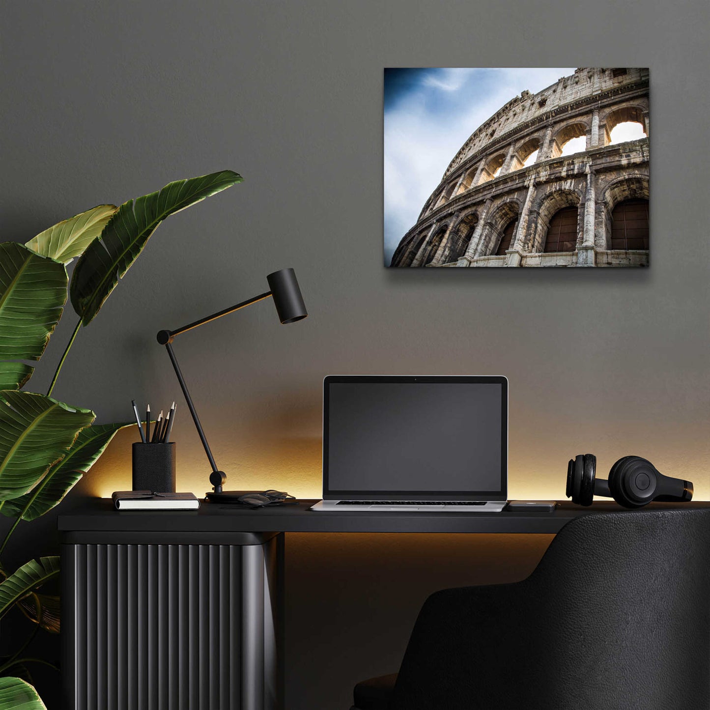 Epic Art 'Colosseo' by Giuseppe Torre, Acrylic Glass Wall Art,16x12