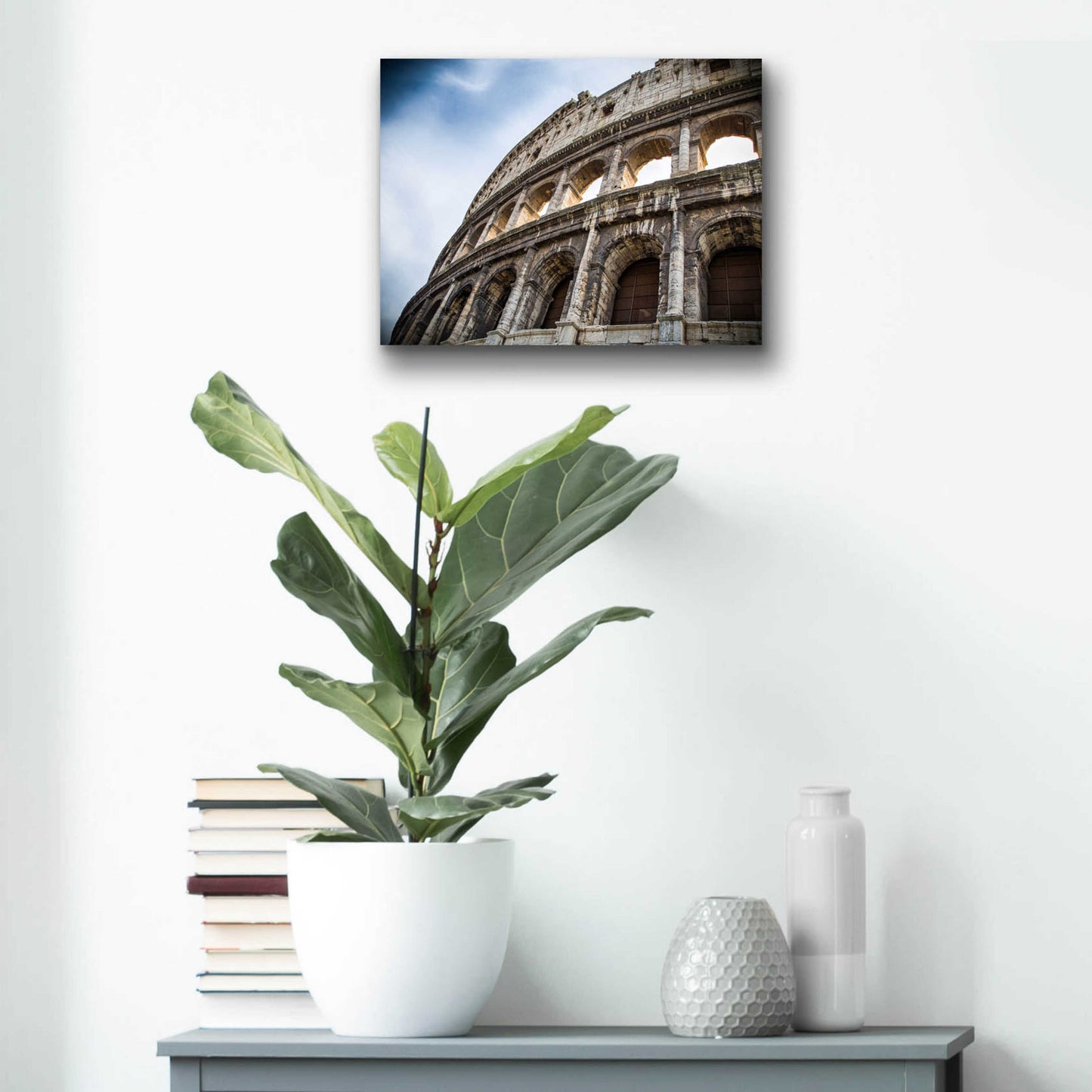 Epic Art 'Colosseo' by Giuseppe Torre, Acrylic Glass Wall Art,16x12